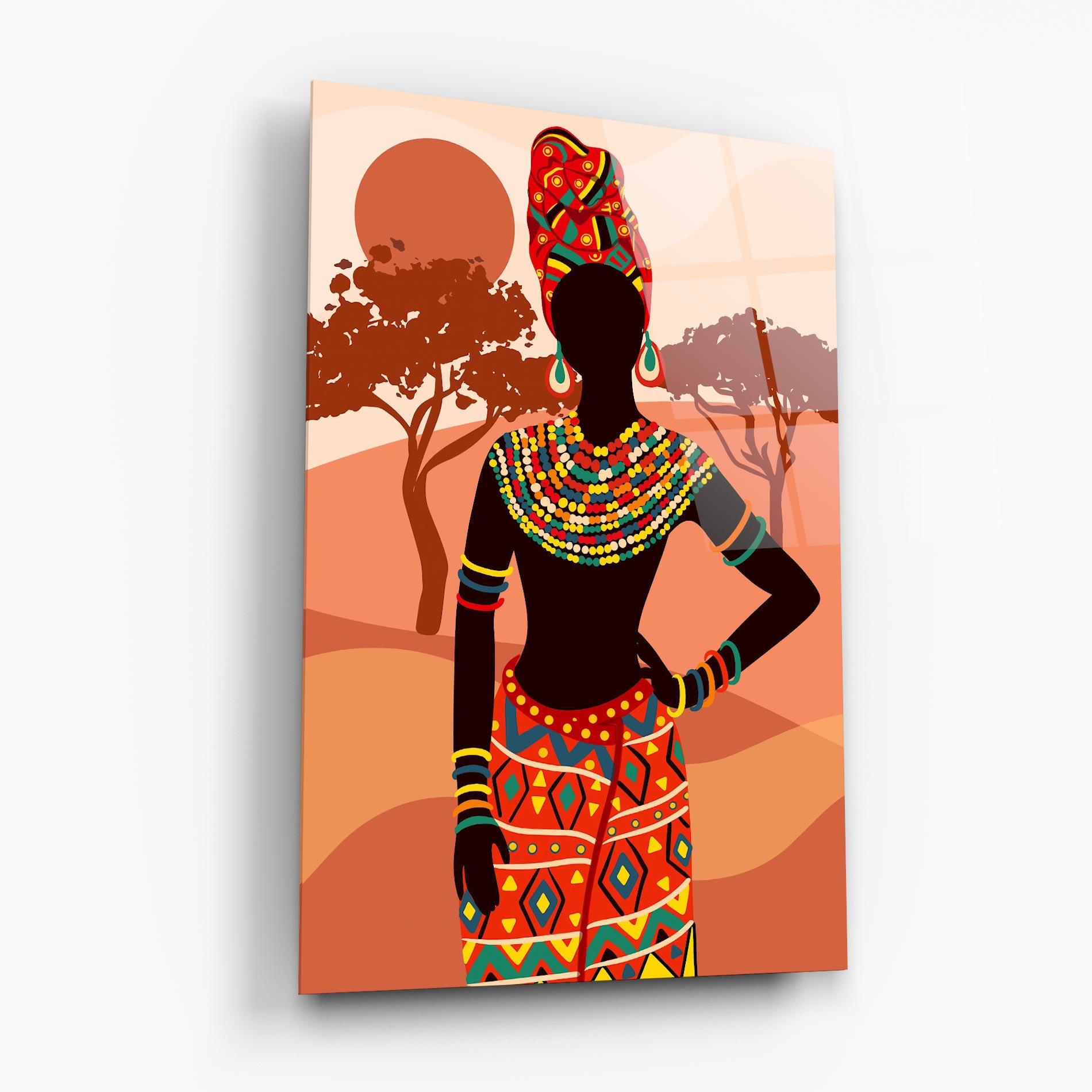 Glasbild Traditional Clothes mockup 6