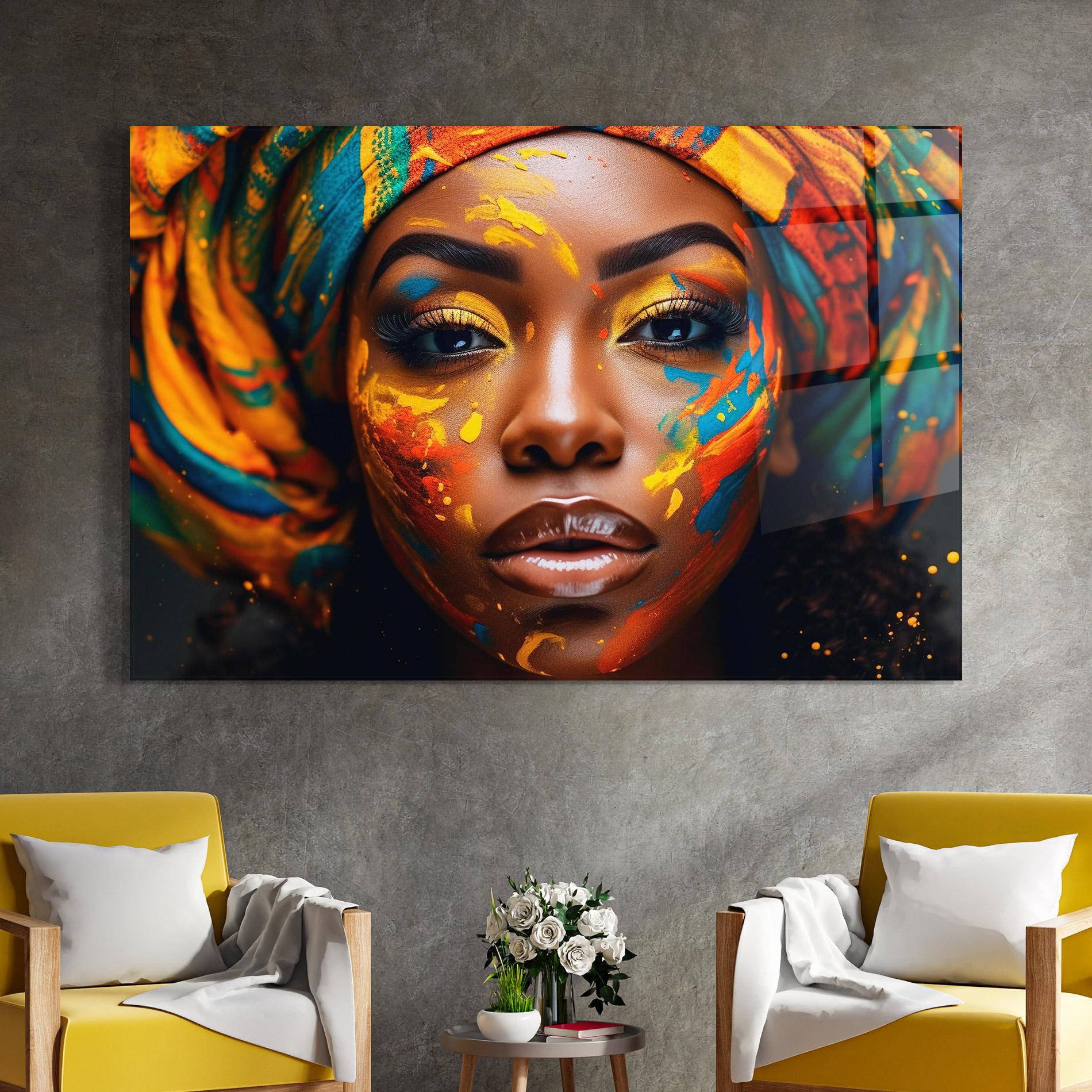 Glasbild Creative Makeup Art mockup 4