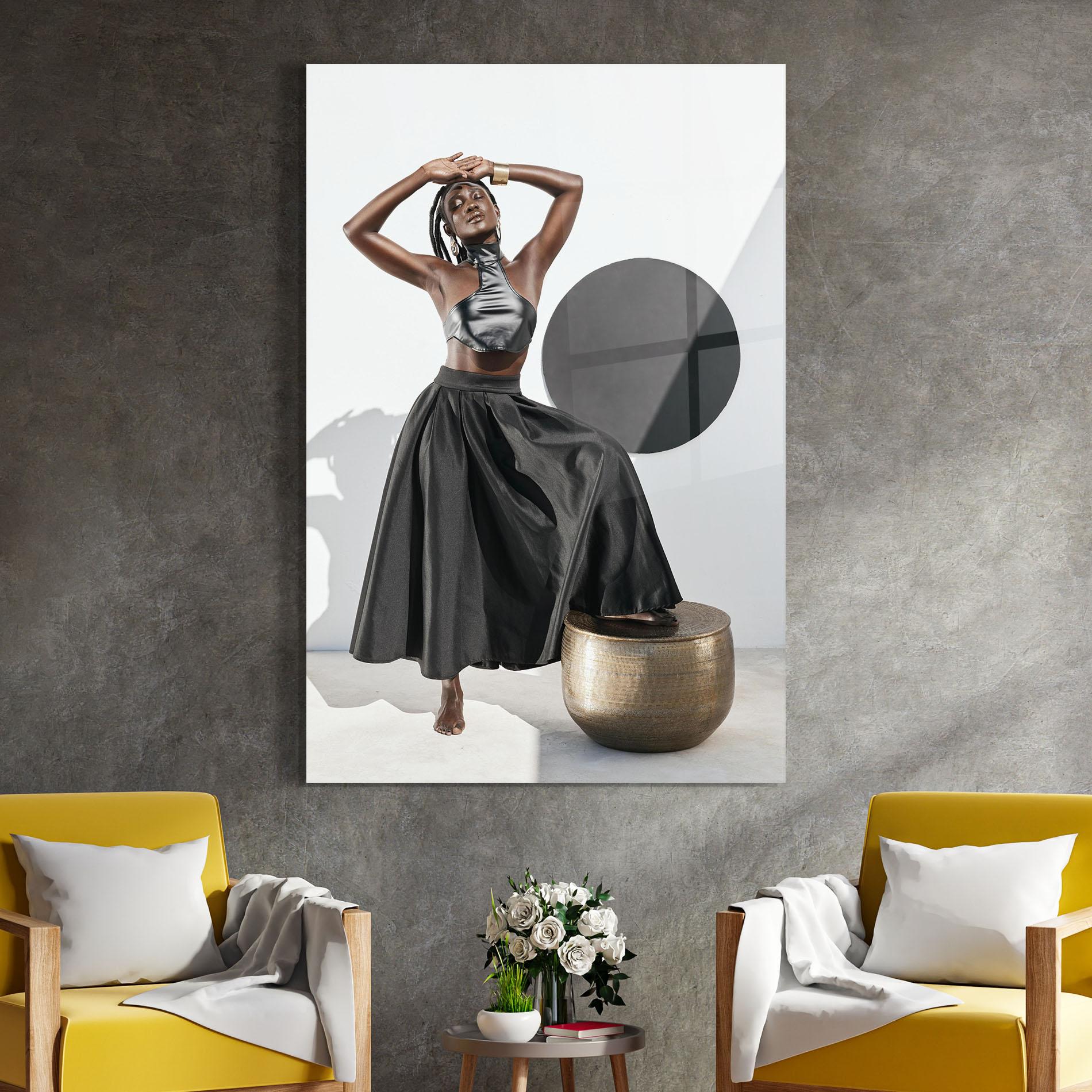 Glasbild Confidence Queen mockup 4