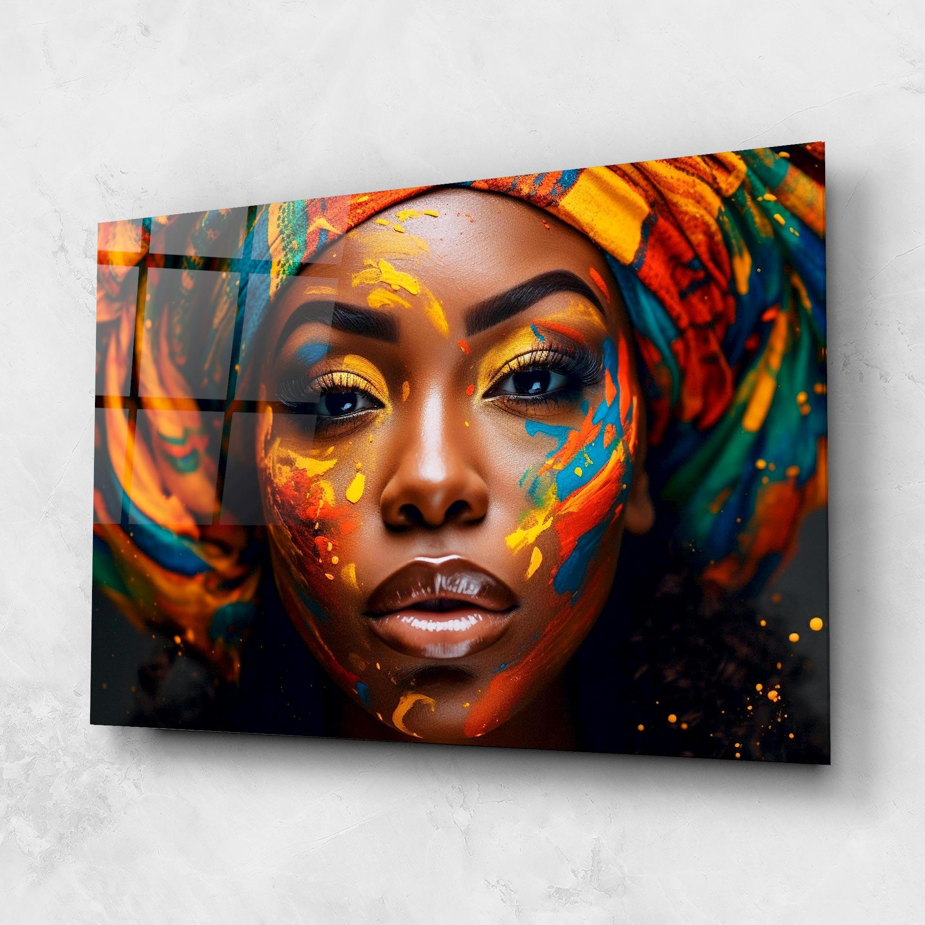 Glasbild Creative Makeup Art mockup 1