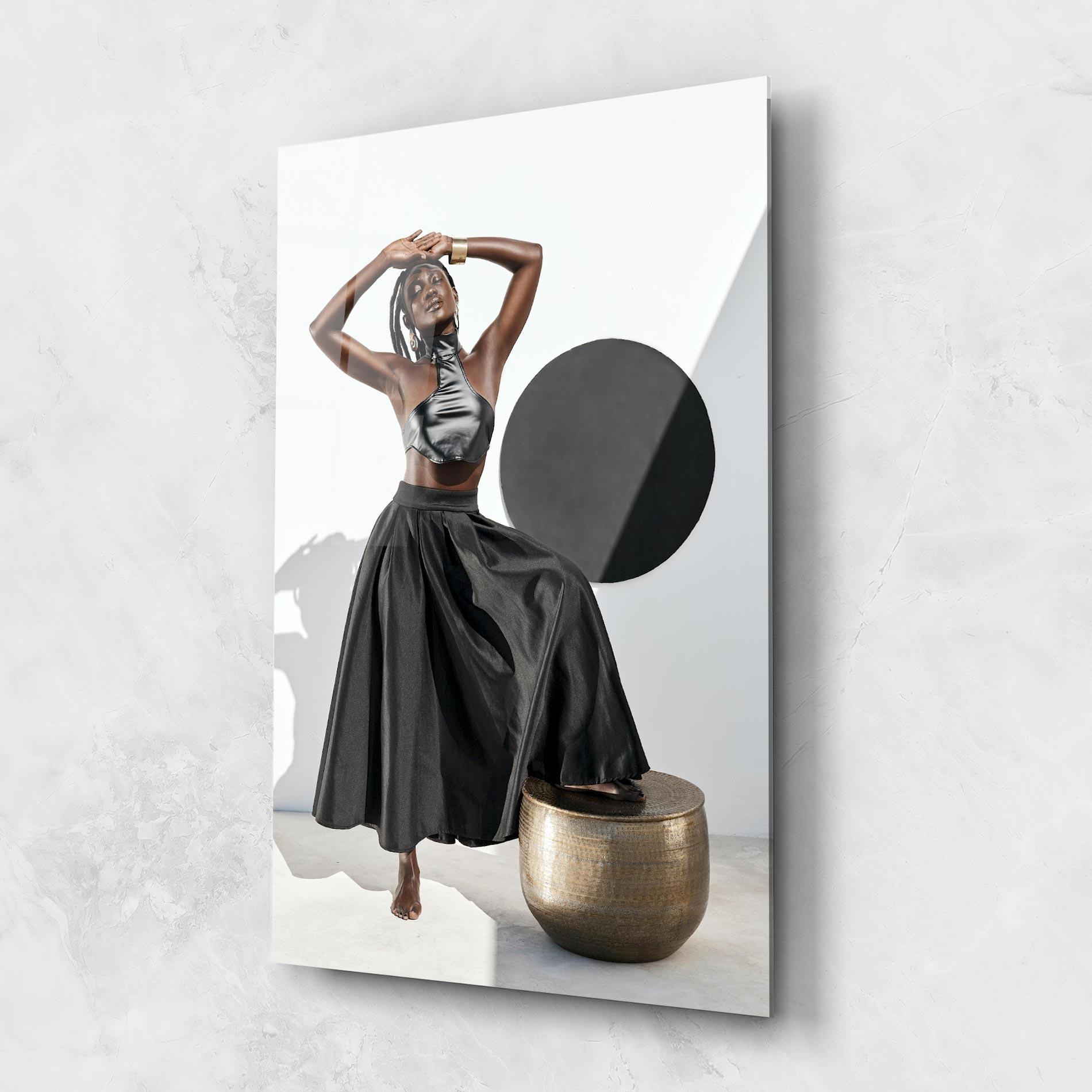 Glasbild Confidence Queen mockup 1