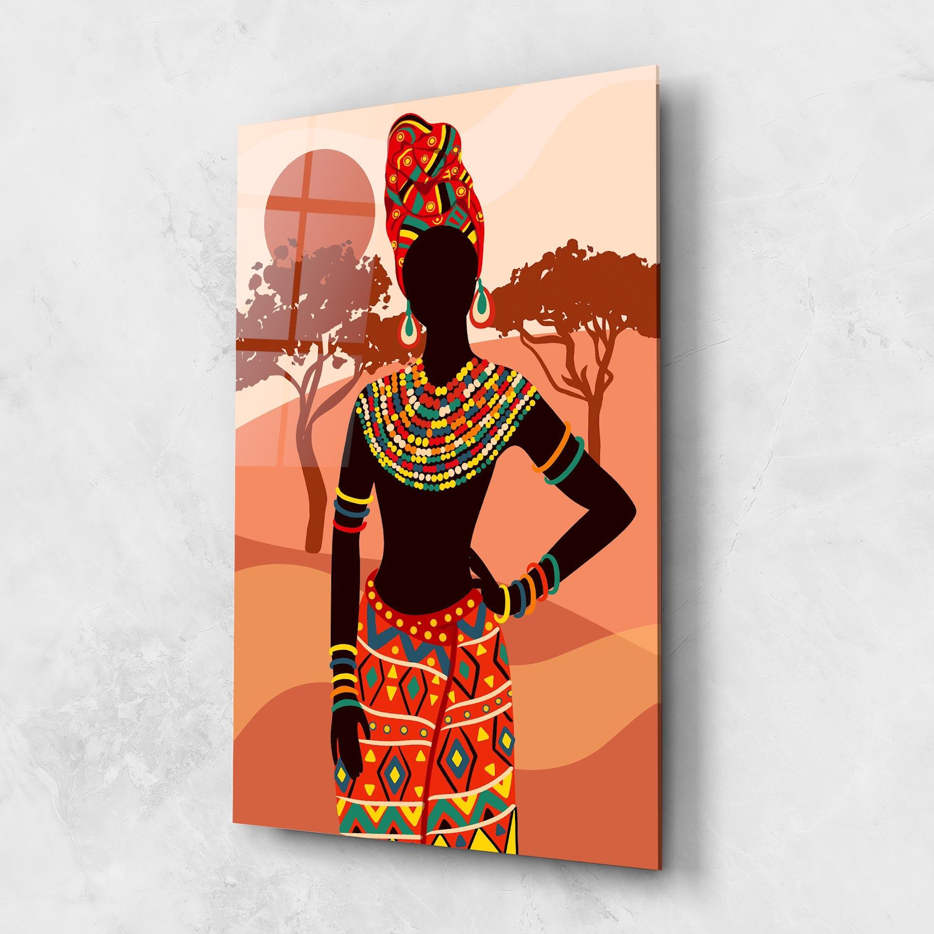 Glasbild Traditional Clothes mockup 1