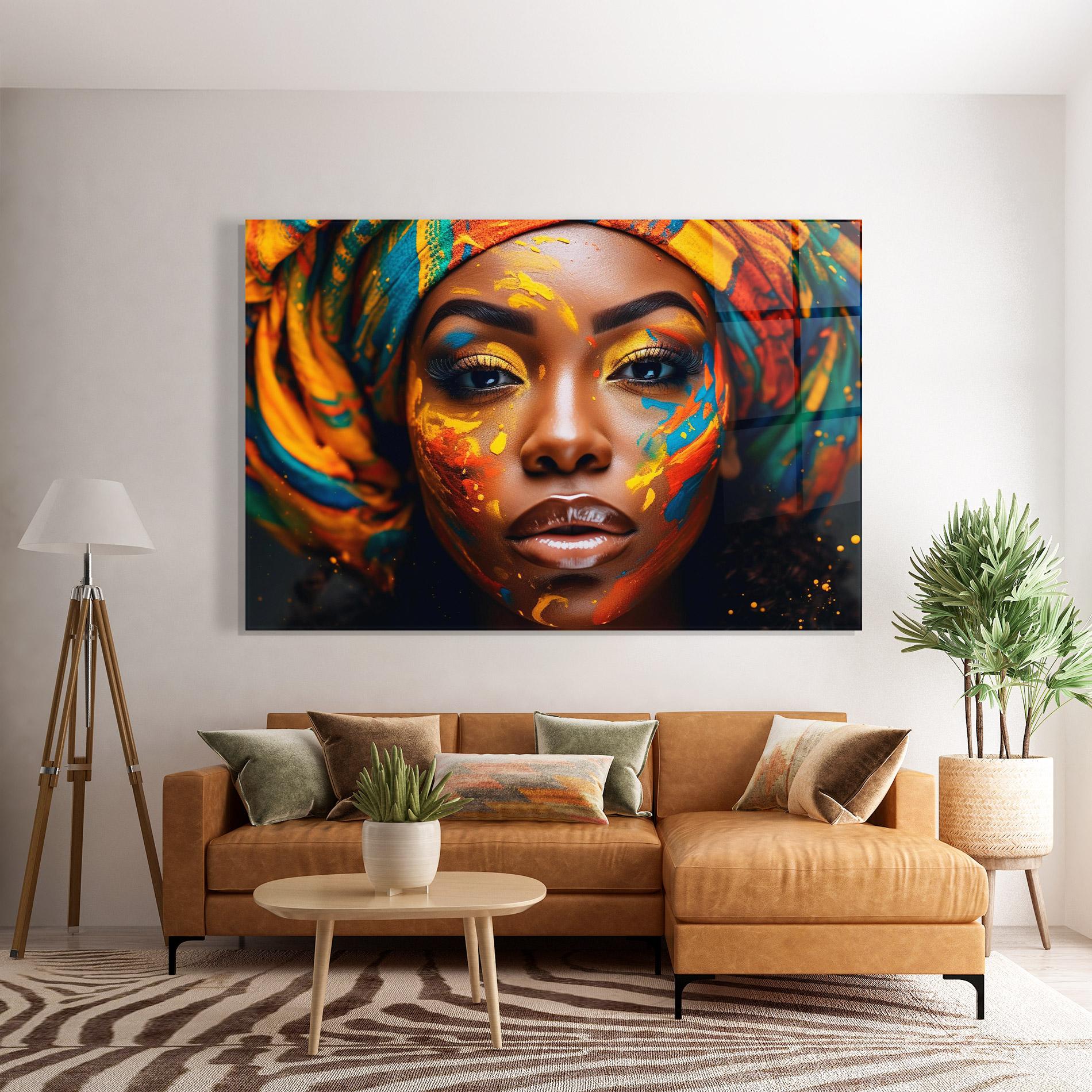 Glasbild Creative Makeup Art mockup 7