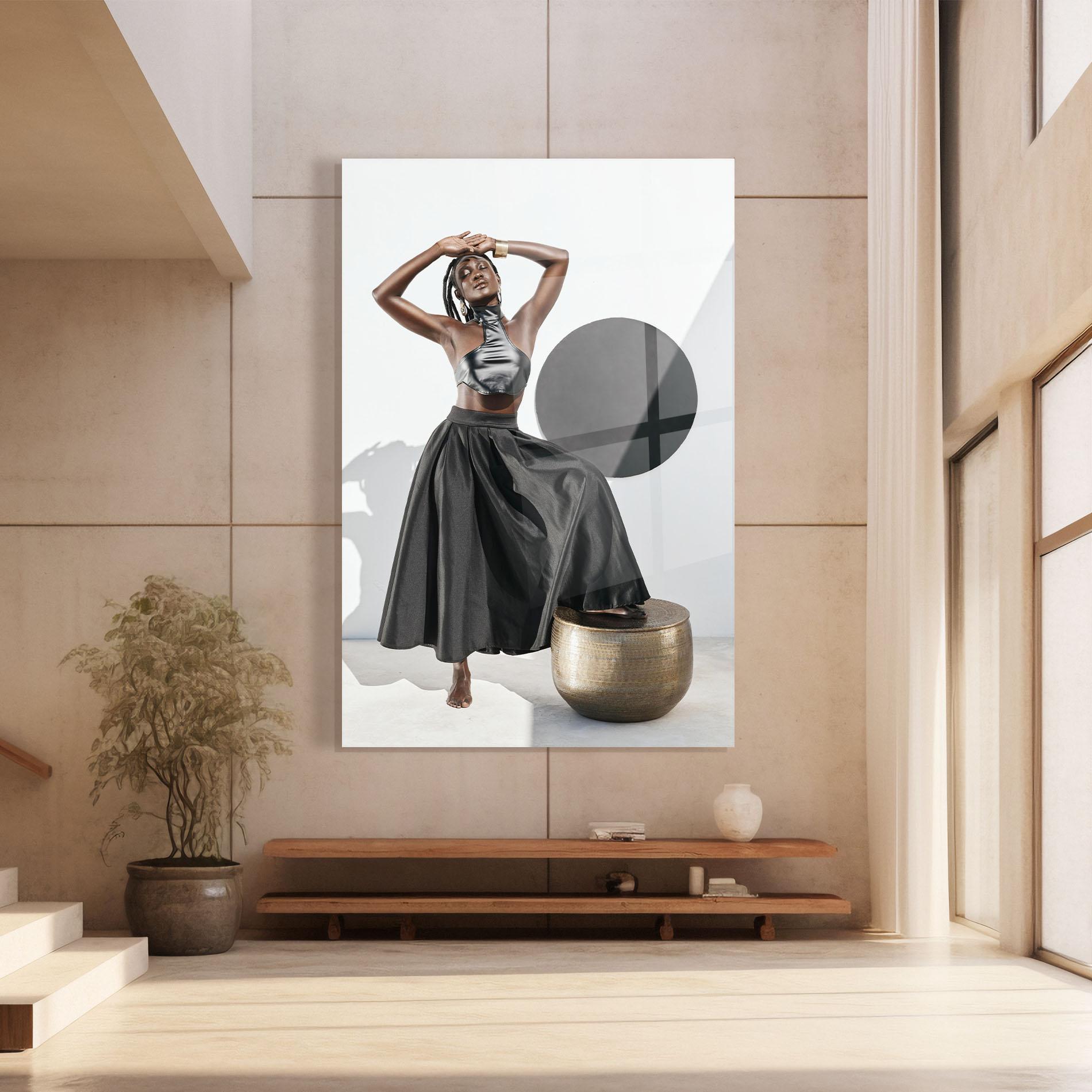 Glasbild Confidence Queen mockup 8