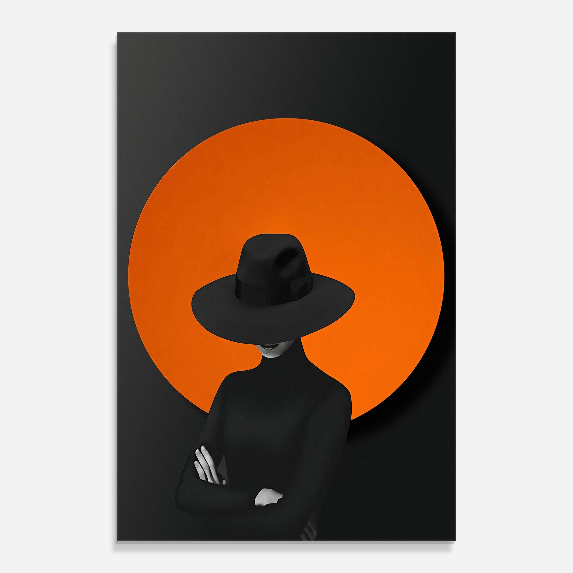 Glasbild Black Fashion mockup 0