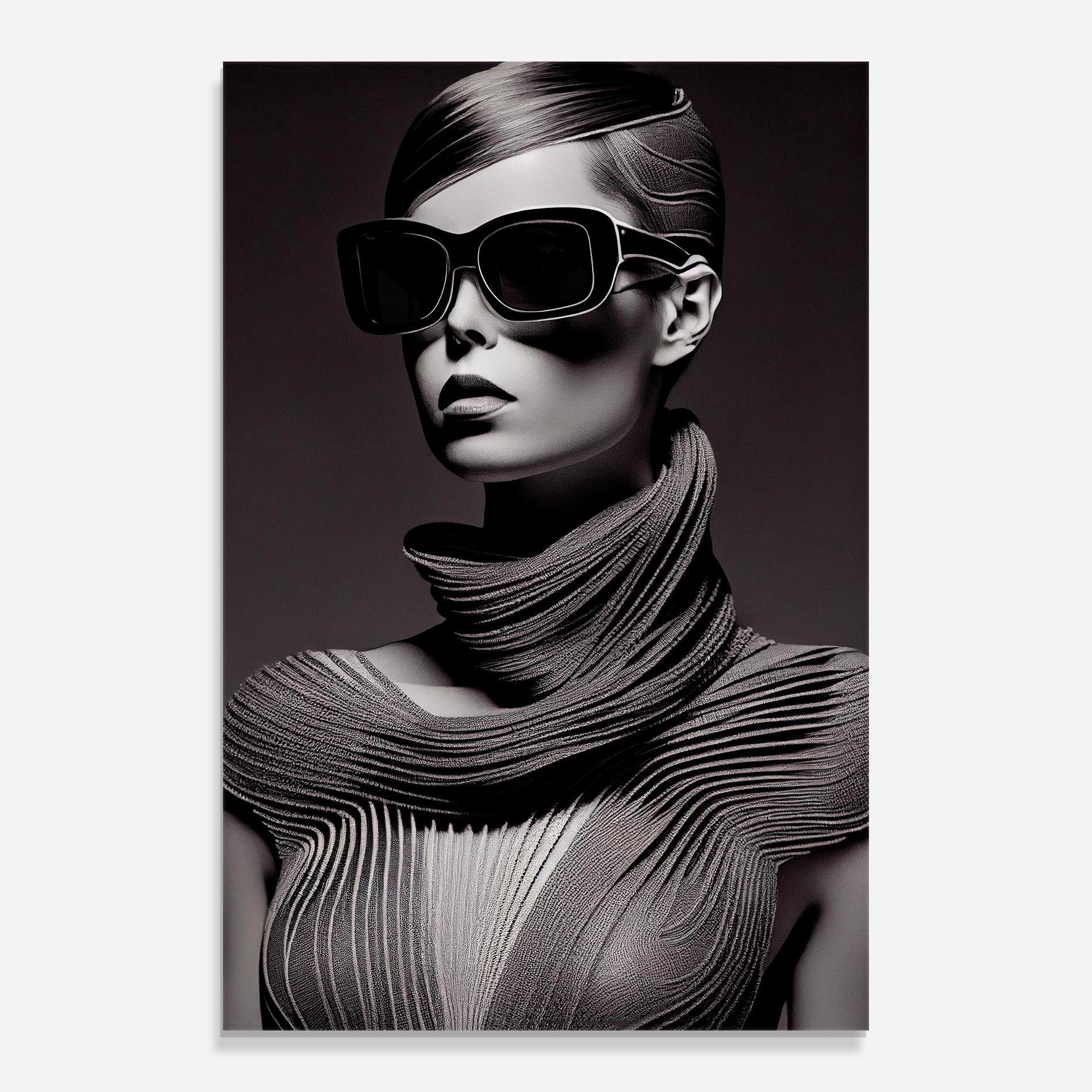 Glasbild Fantasy Girl mockup 0