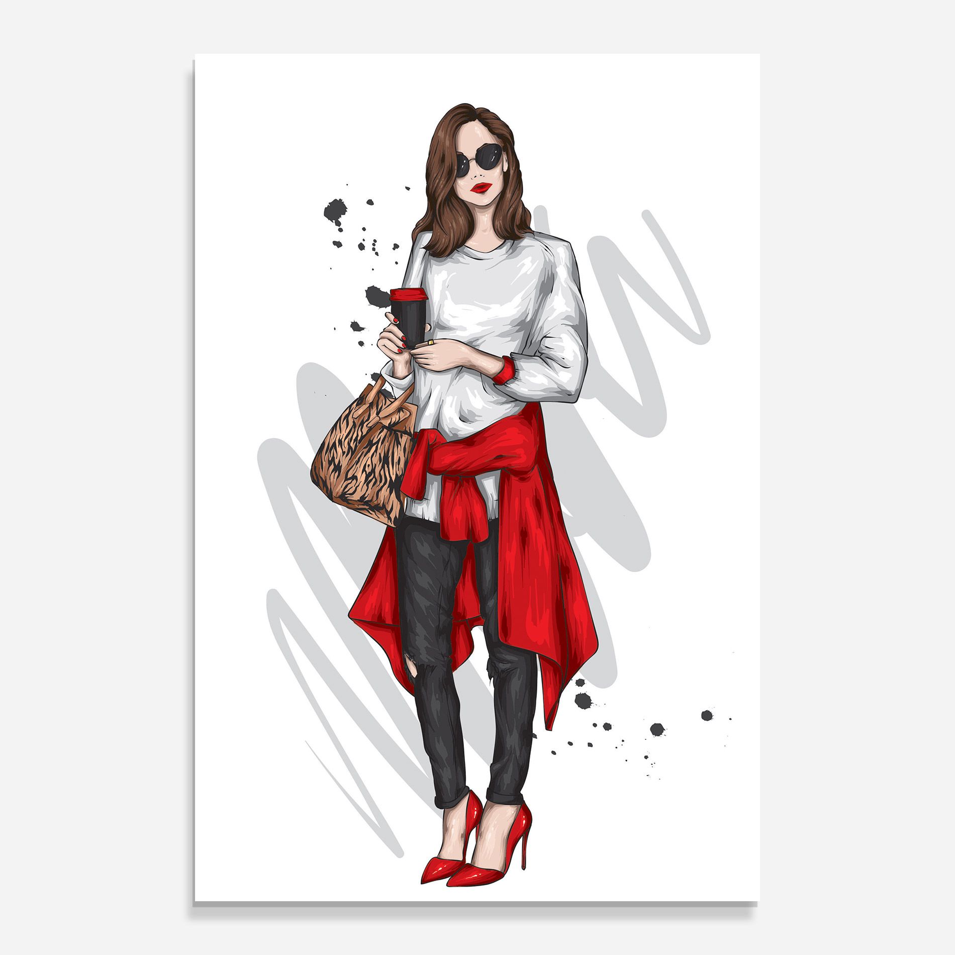 White Blouse Woman mockup 0