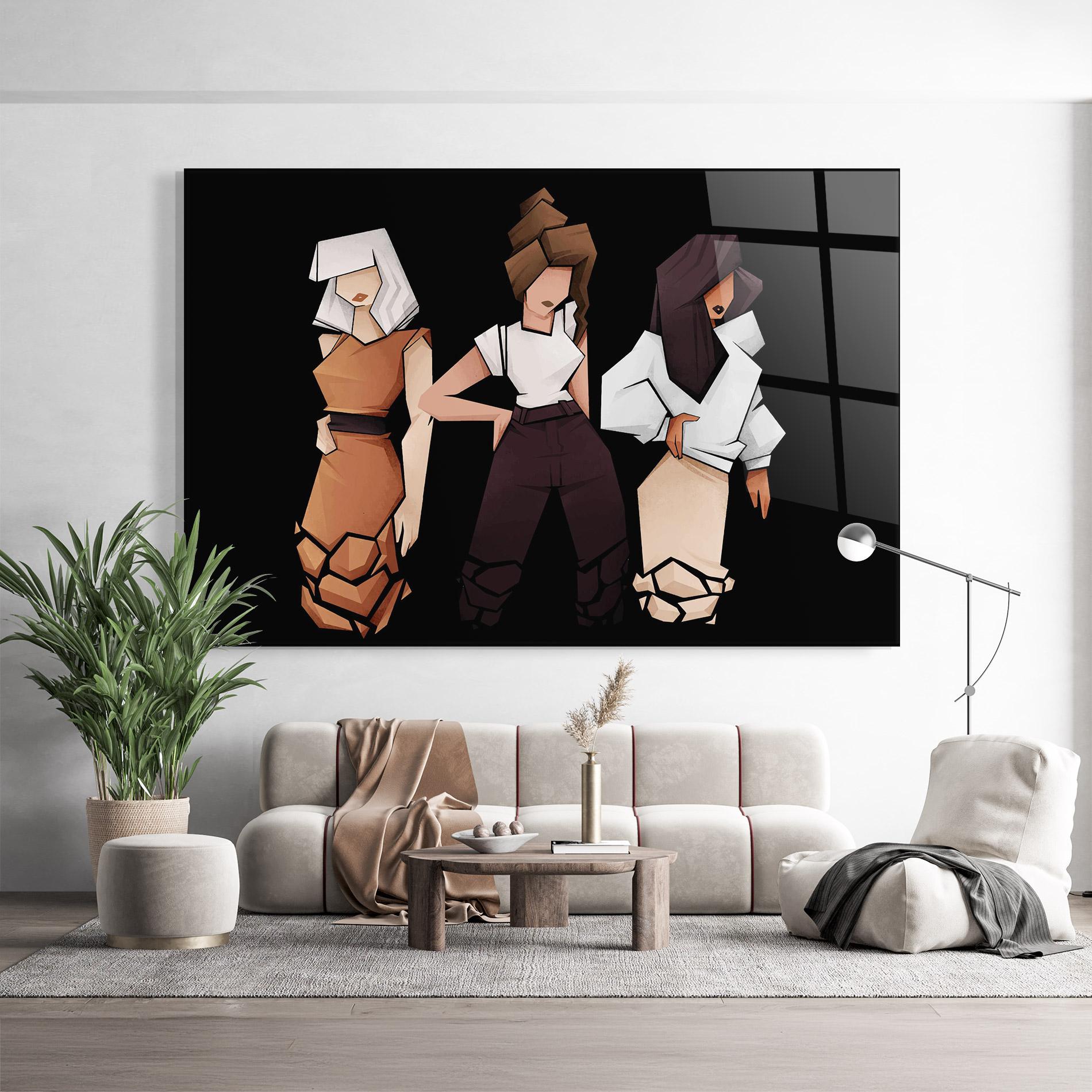 Glasbild Bussines Women mockup 9