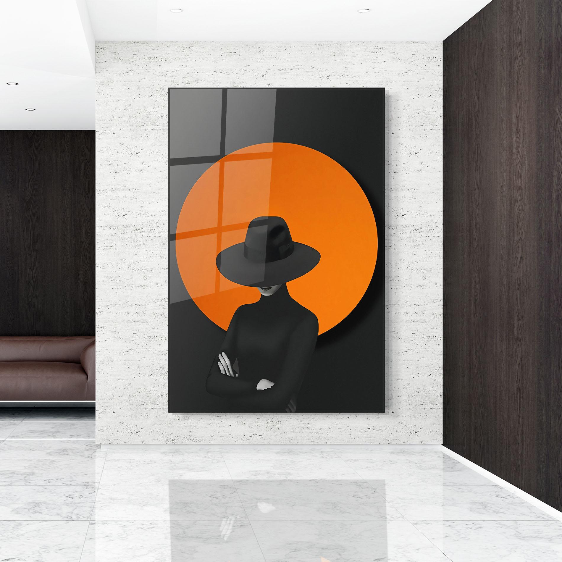 Glasbild Black Fashion mockup 9