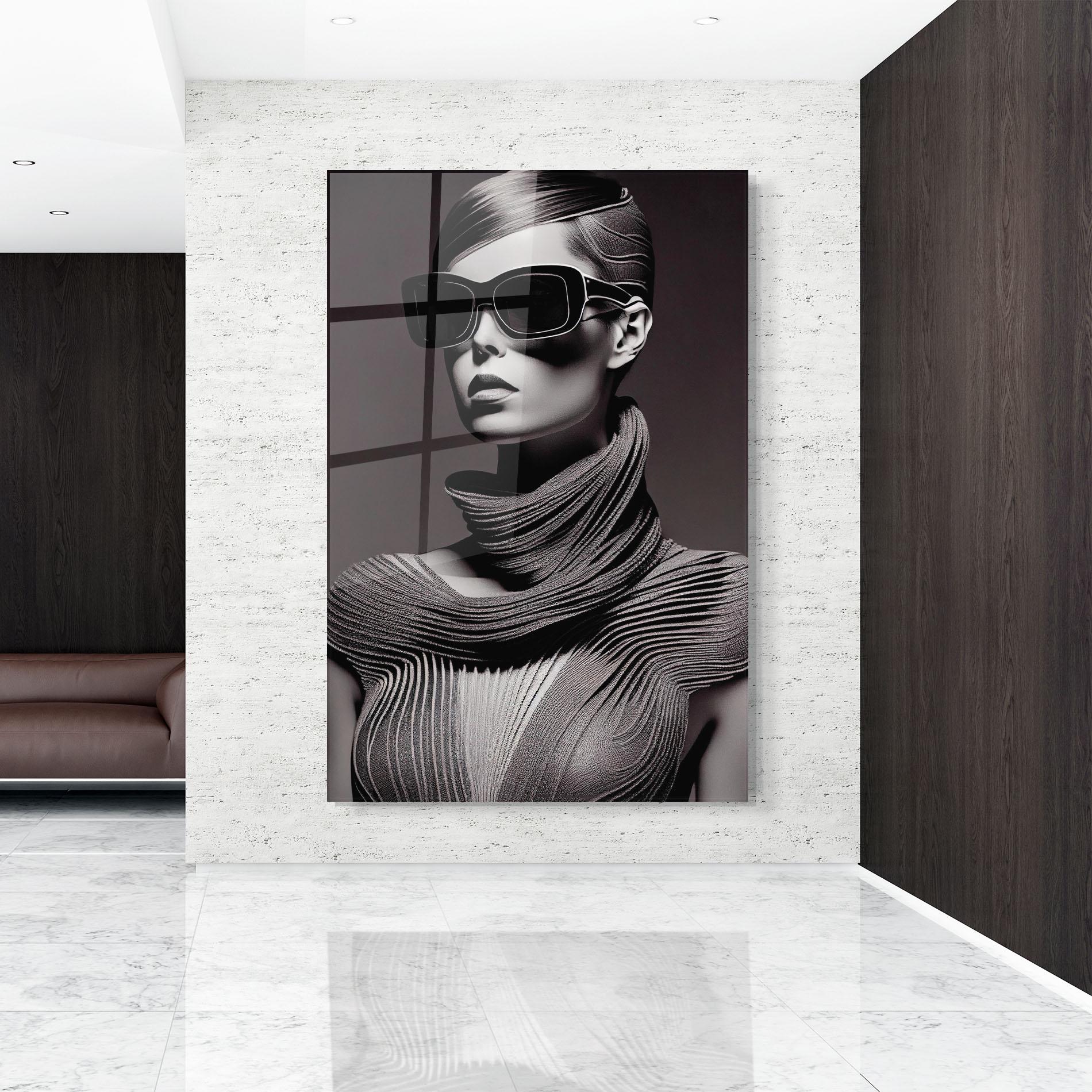 Glasbild Fantasy Girl mockup 9