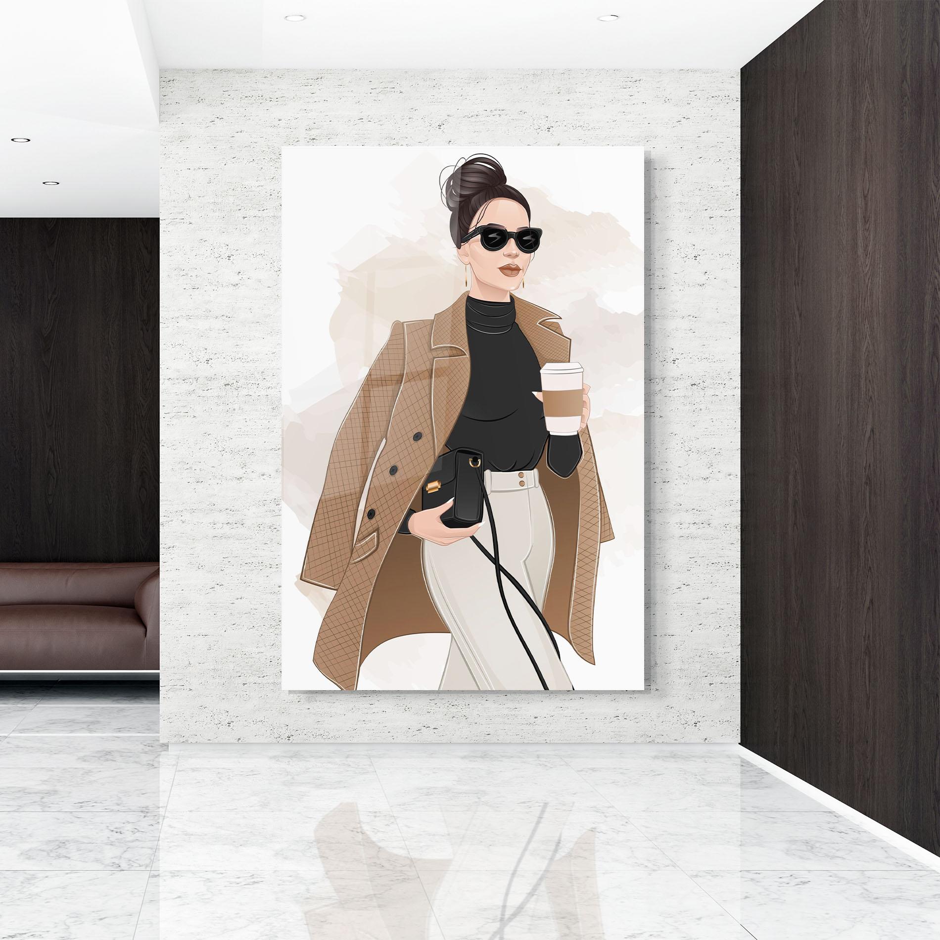 Glasbild Modern Coffee Outfit mockup 9