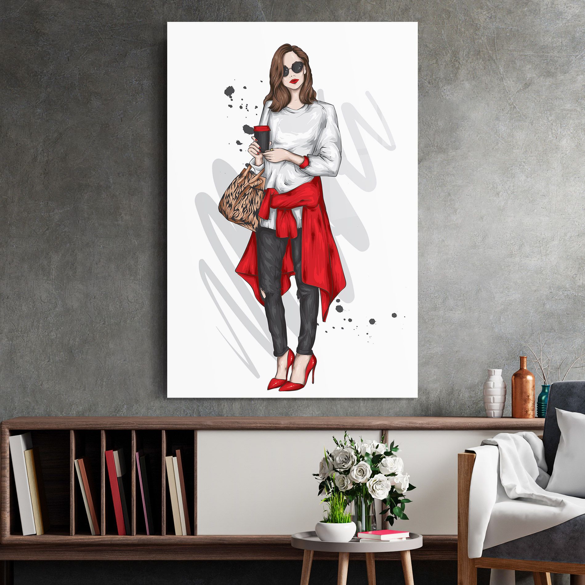 White Blouse Woman mockup 2