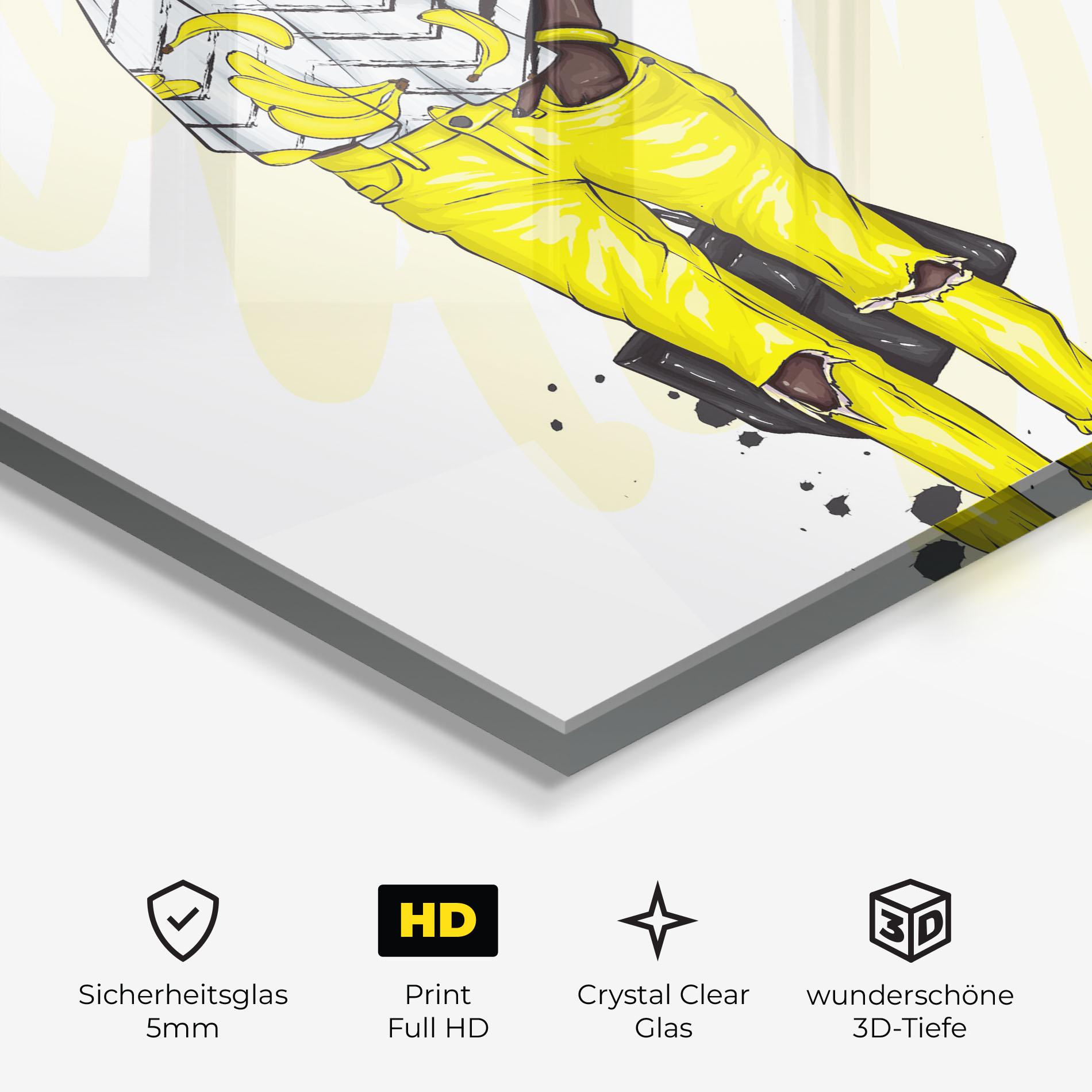 Glasbild Banana Blouse mockup 3