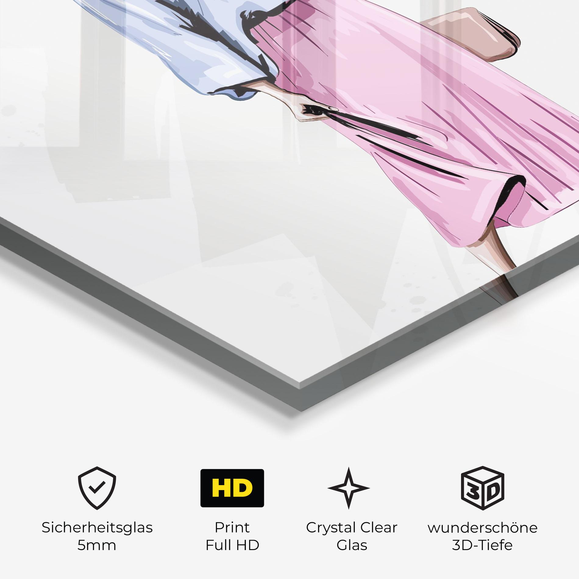 Glasbild Great Impression mockup 3