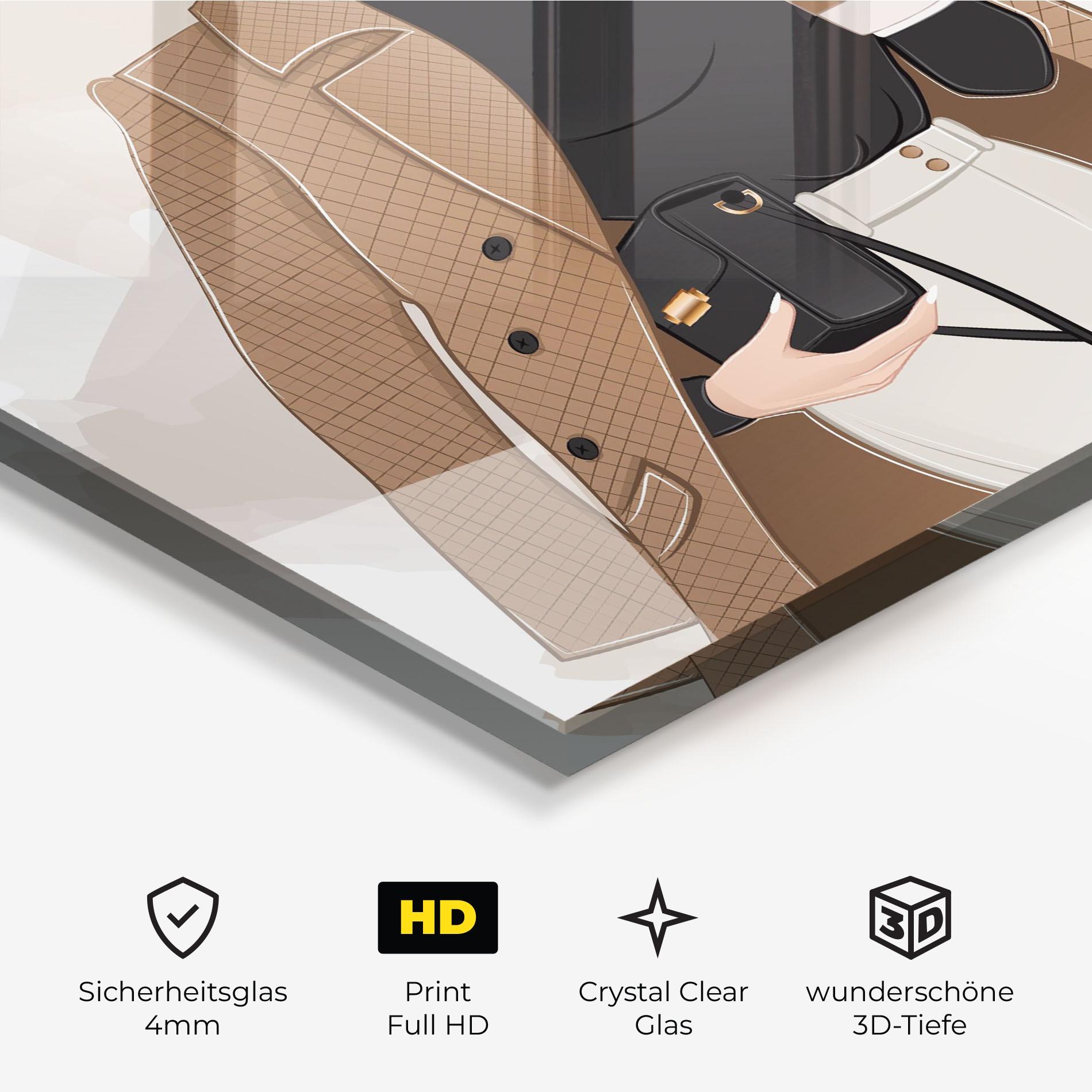 Glasbild Modern Coffee Outfit mockup 3