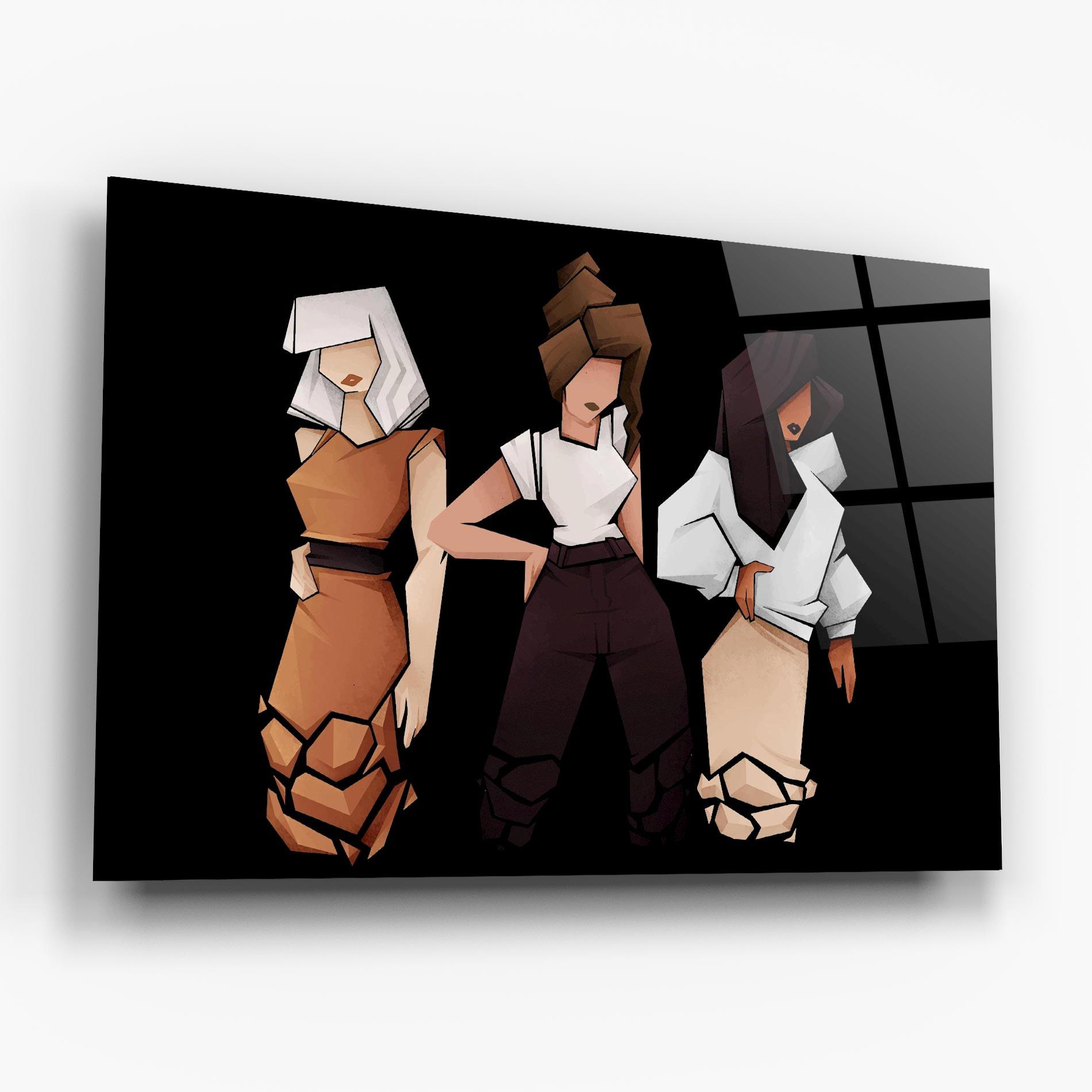 Glasbild Bussines Women mockup 6