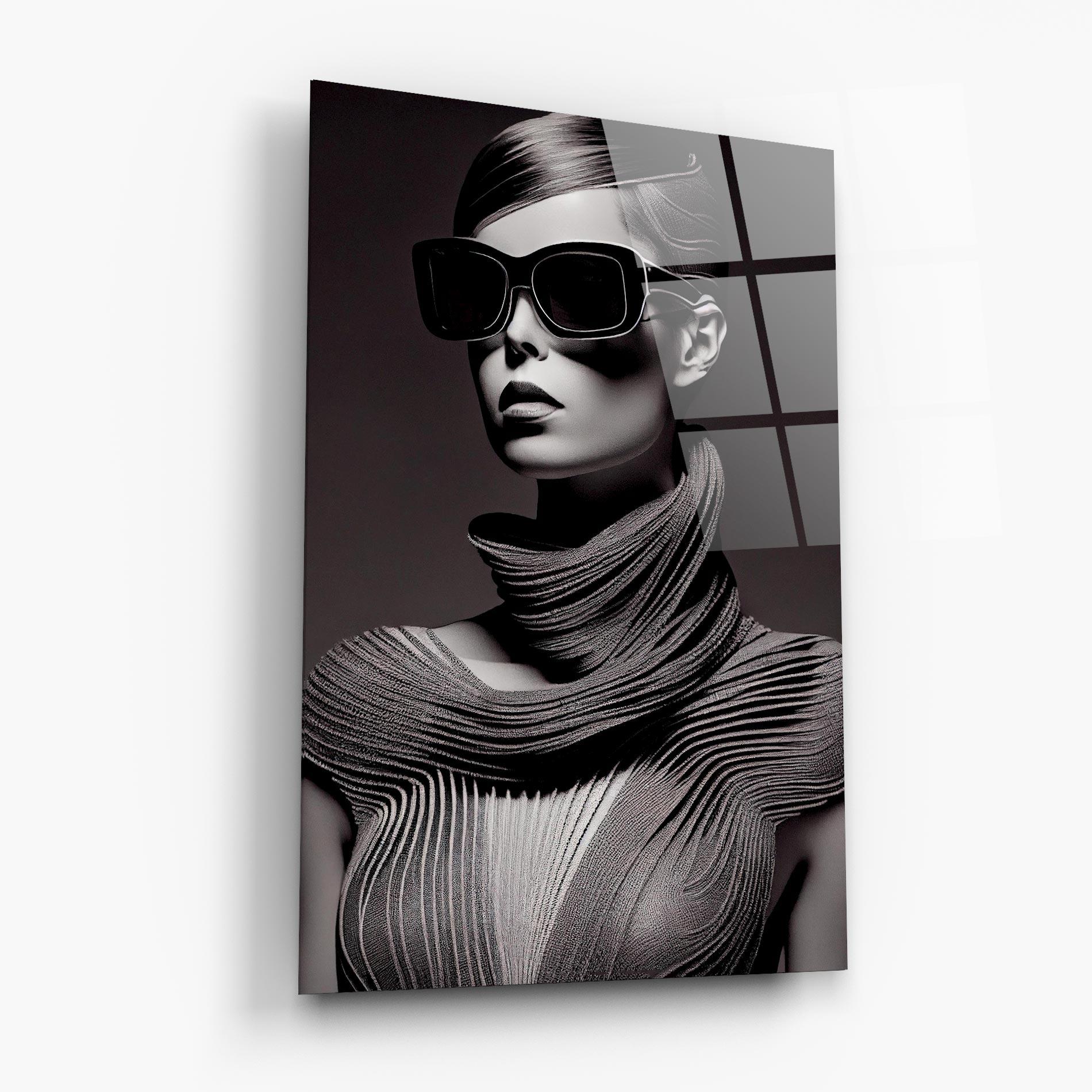 Glasbild Fantasy Girl mockup 6