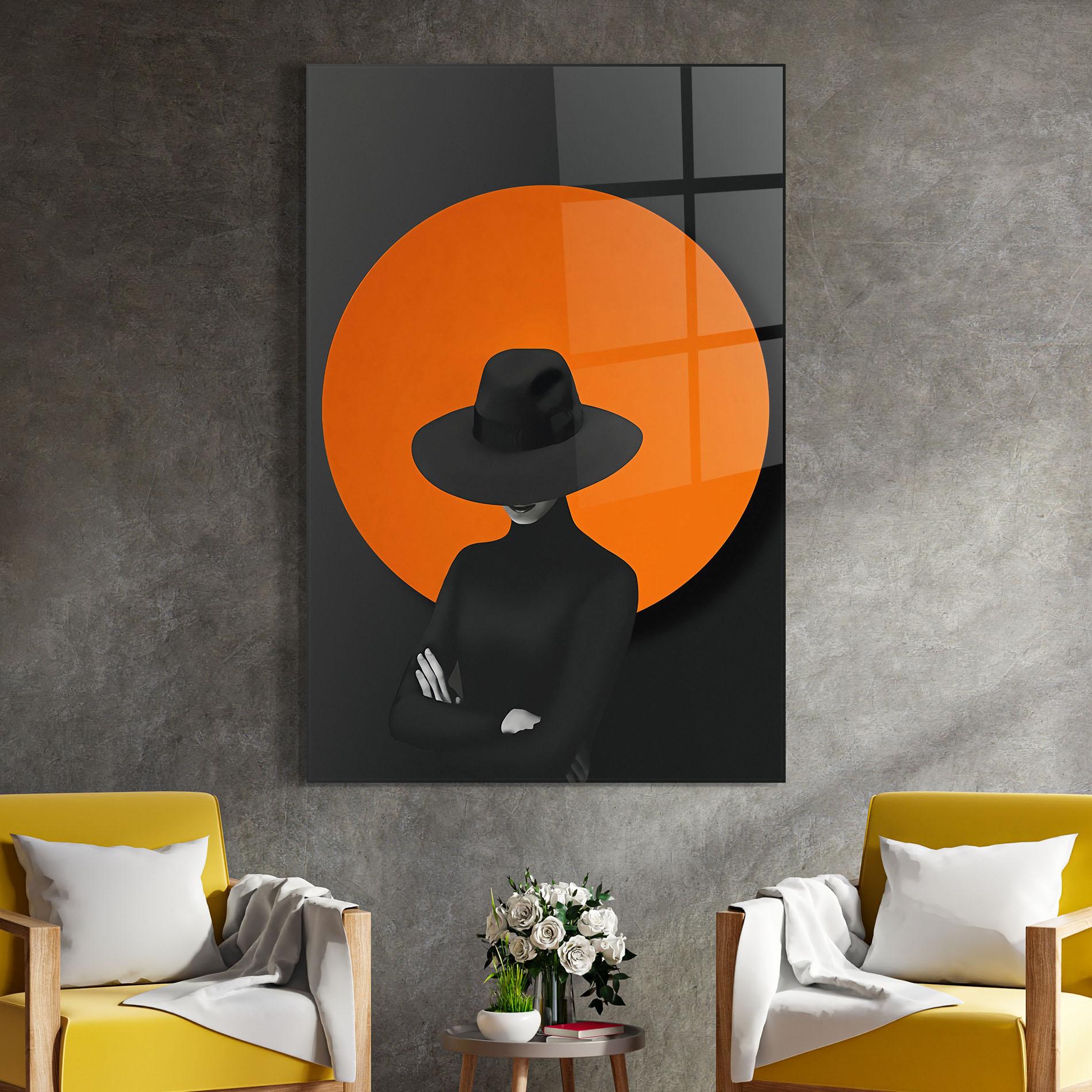 Glasbild Black Fashion mockup 4