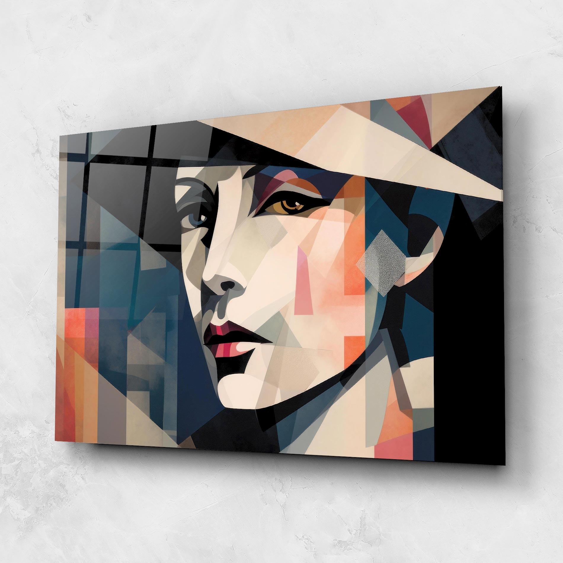 Glasbild Chicago Portrait mockup 1