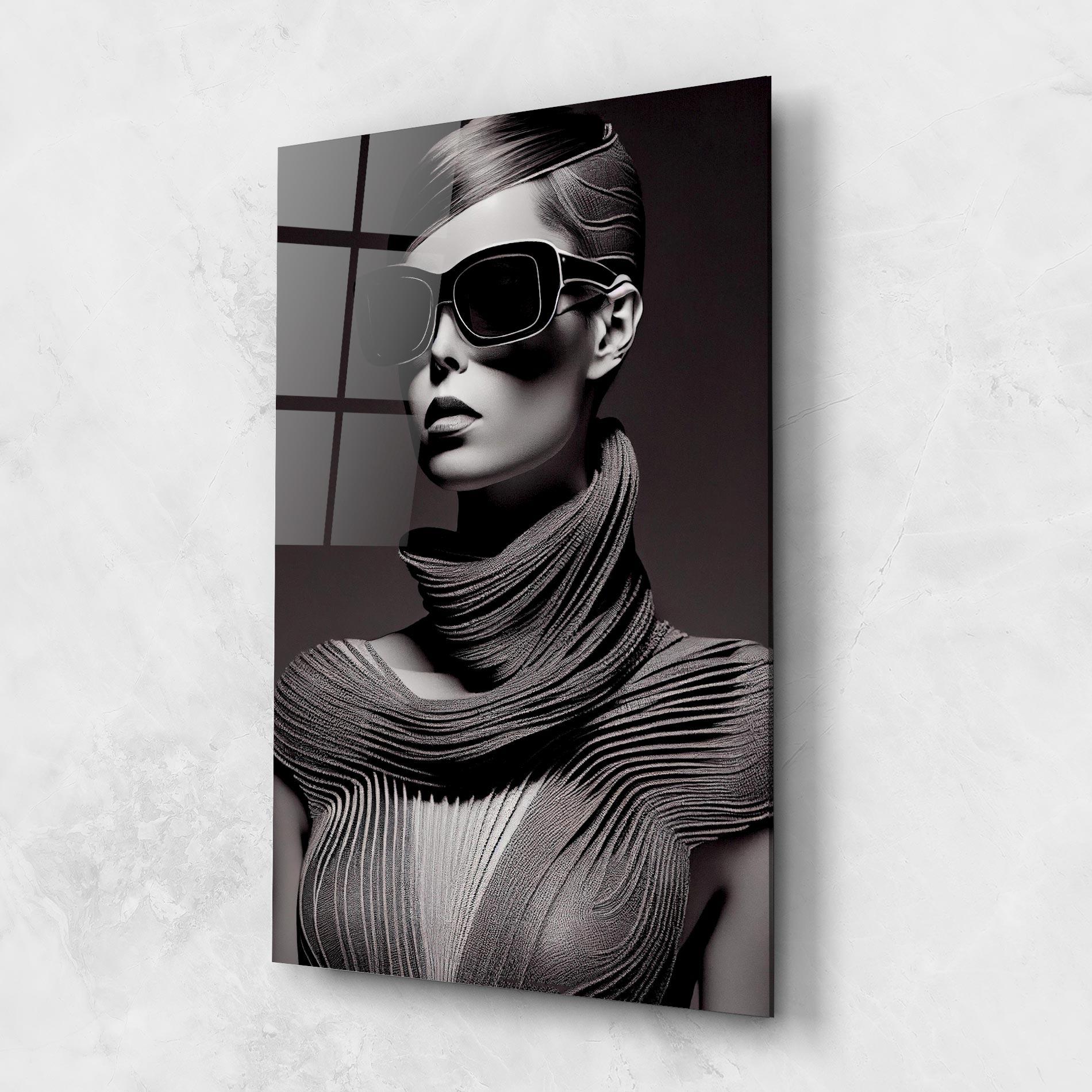 Glasbild Fantasy Girl mockup 1