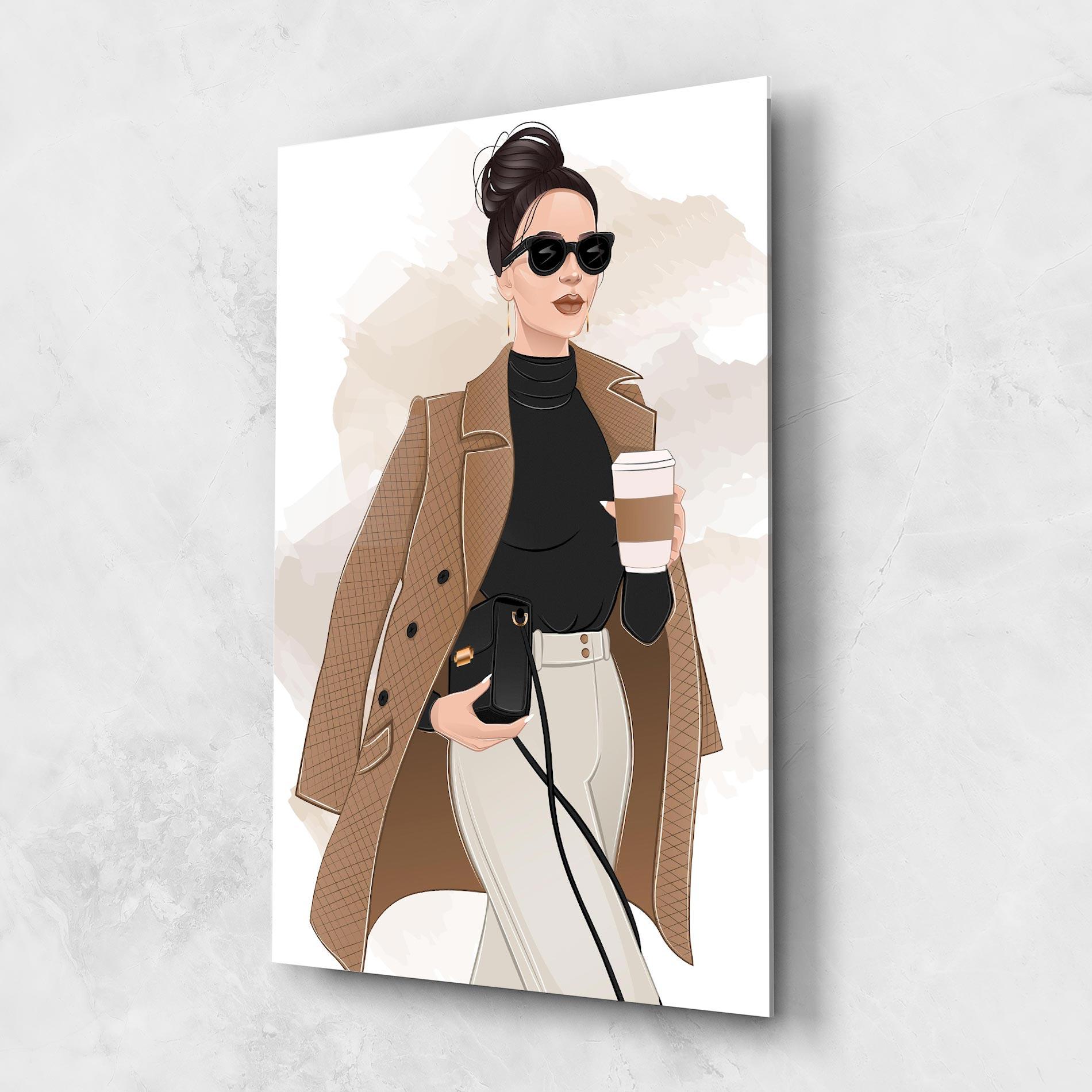 Glasbild Modern Coffee Outfit mockup 1