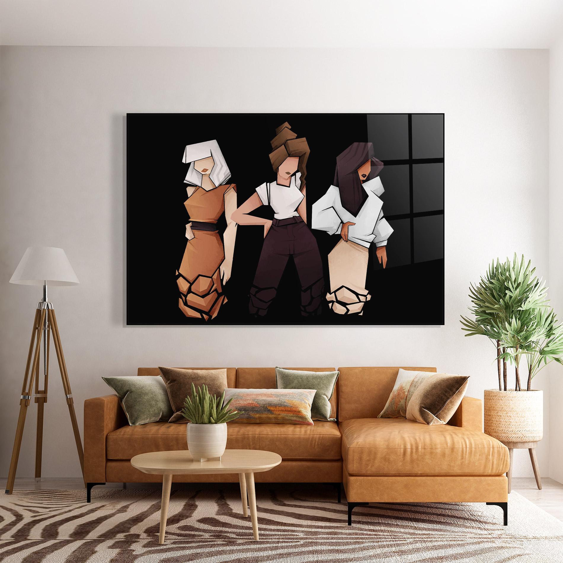 Glasbild Bussines Women mockup 7