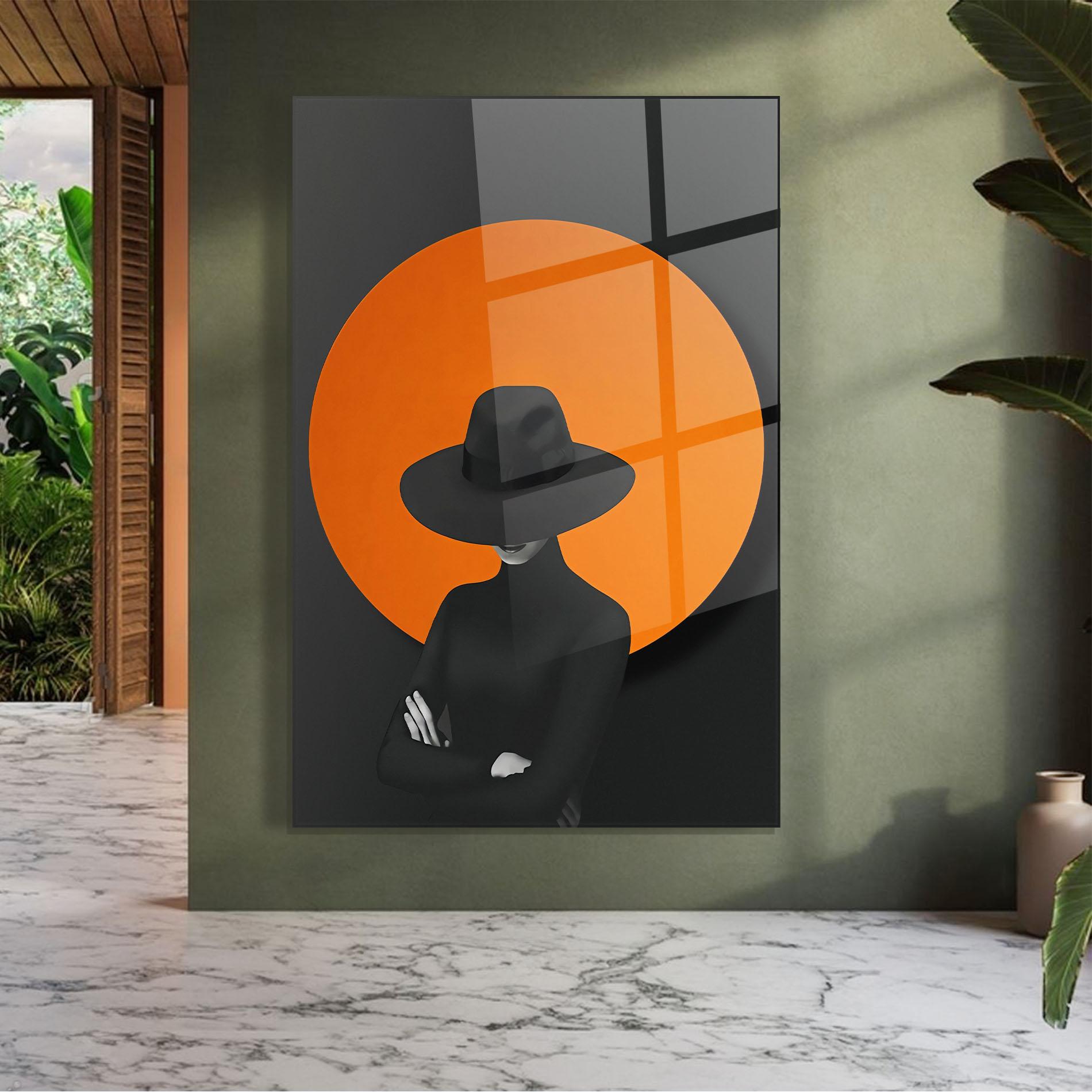 Glasbild Black Fashion mockup 7