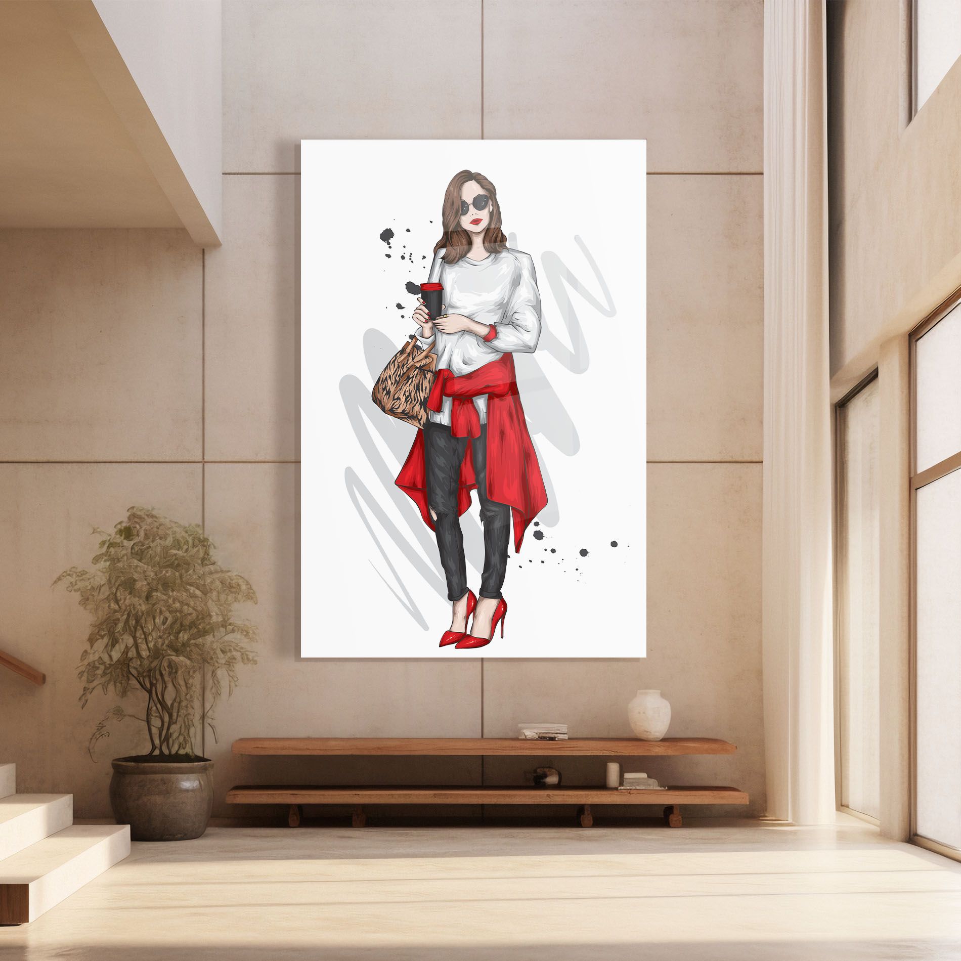 White Blouse Woman mockup 8