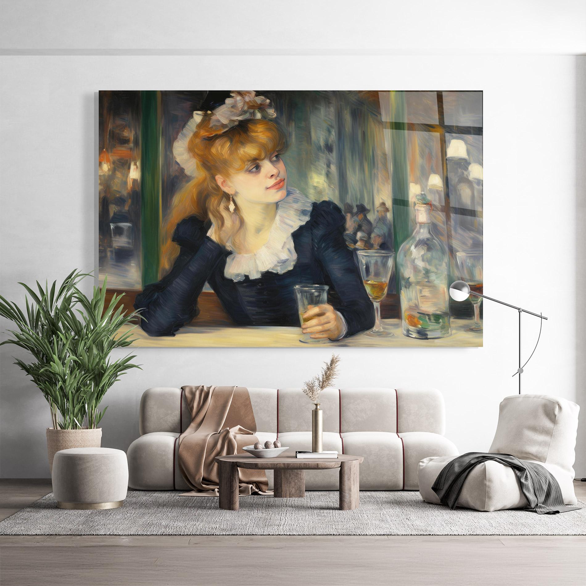 Glasbild Elegant Vintage Fashion mockup 9