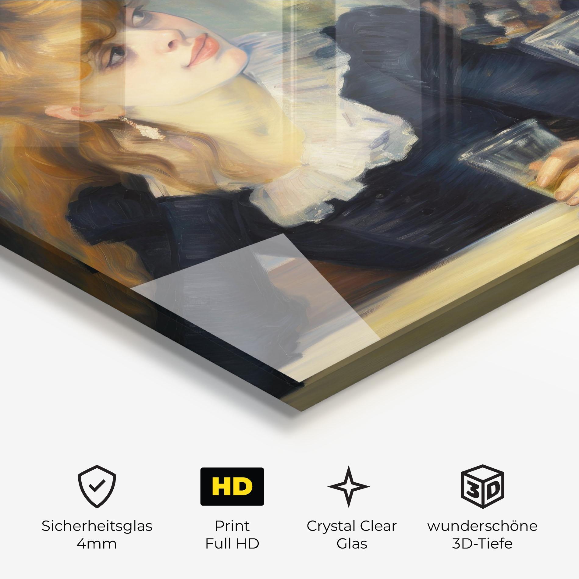 Glasbild Elegant Vintage Fashion mockup 3