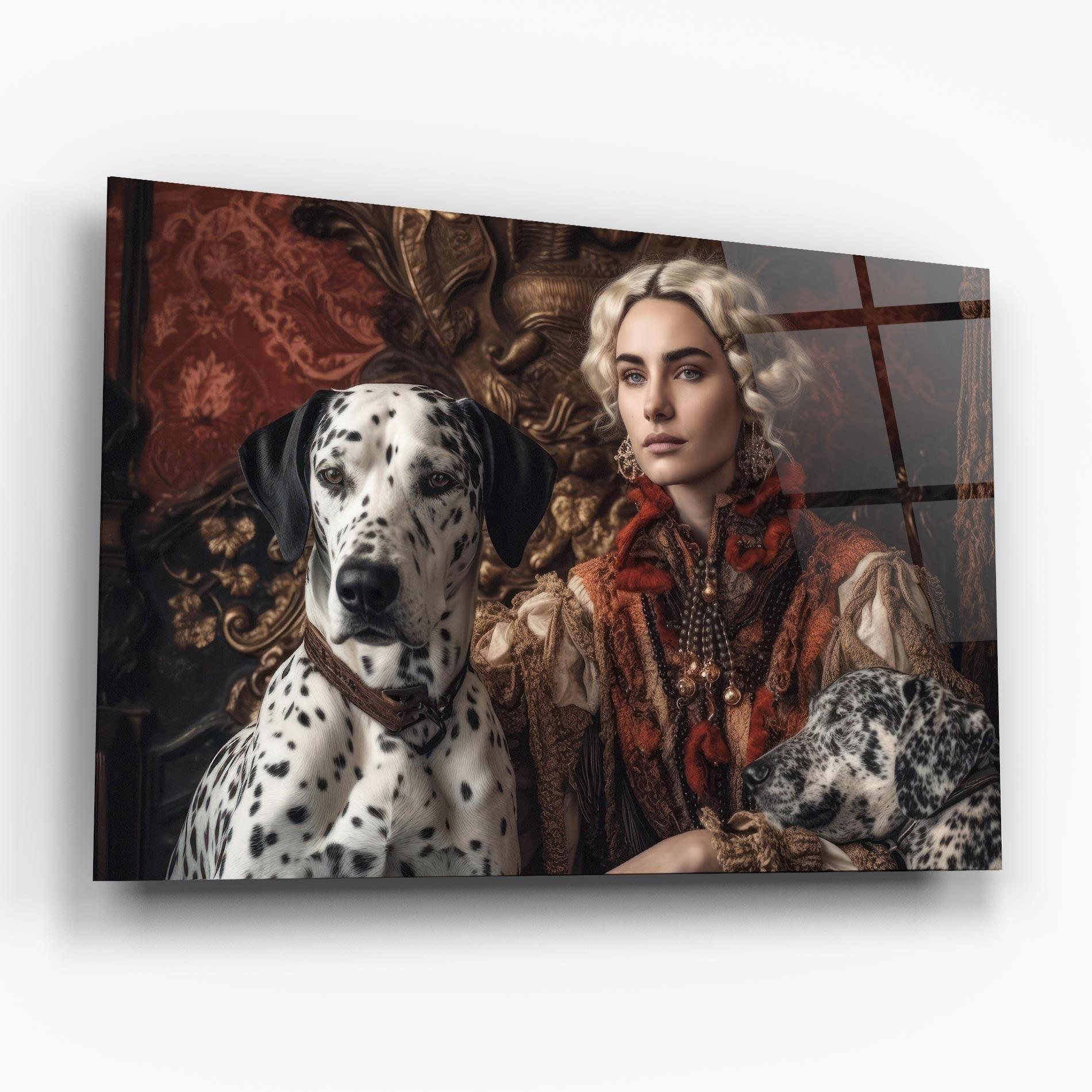 Glasbild Queen Fashion mockup 6