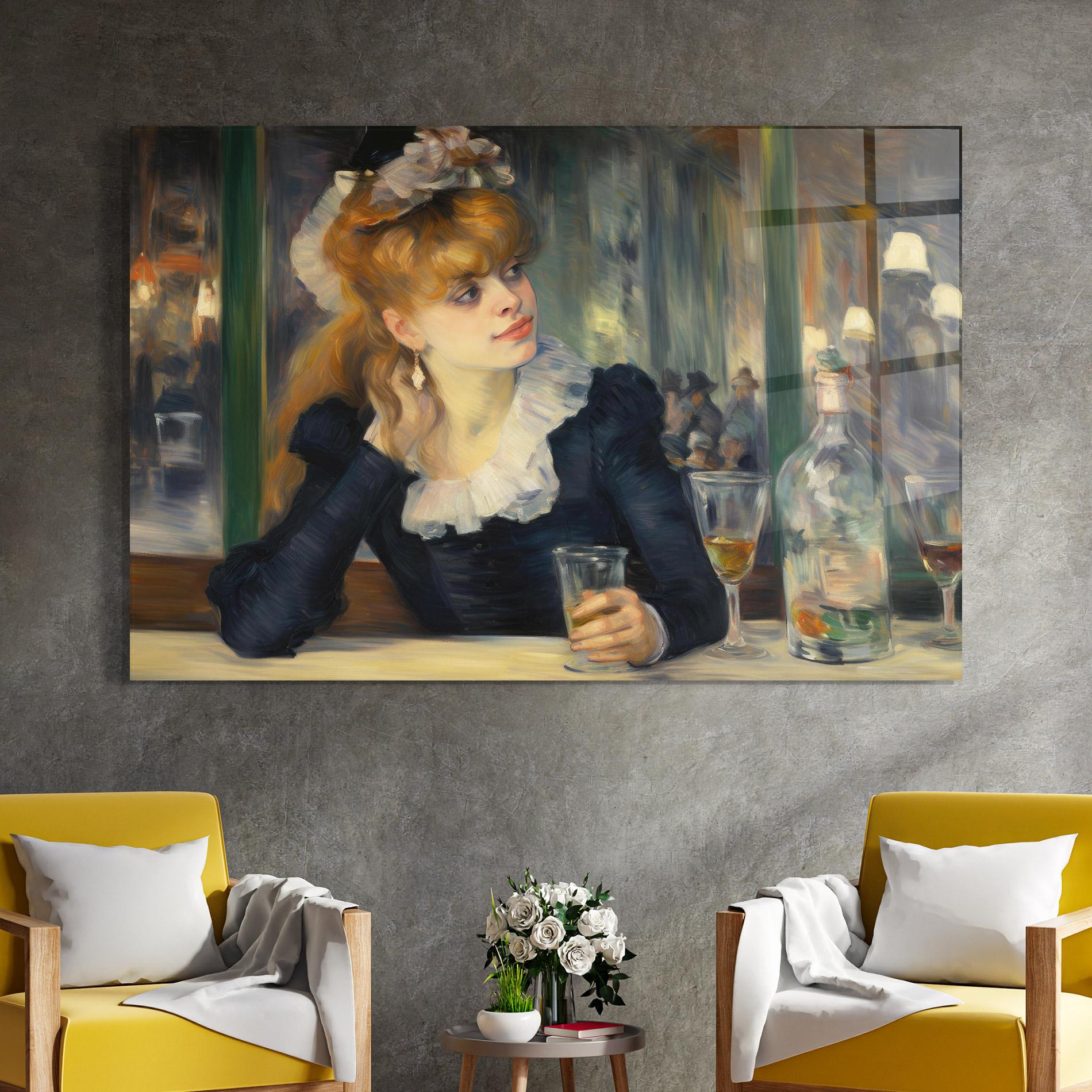 Glasbild Elegant Vintage Fashion mockup 4