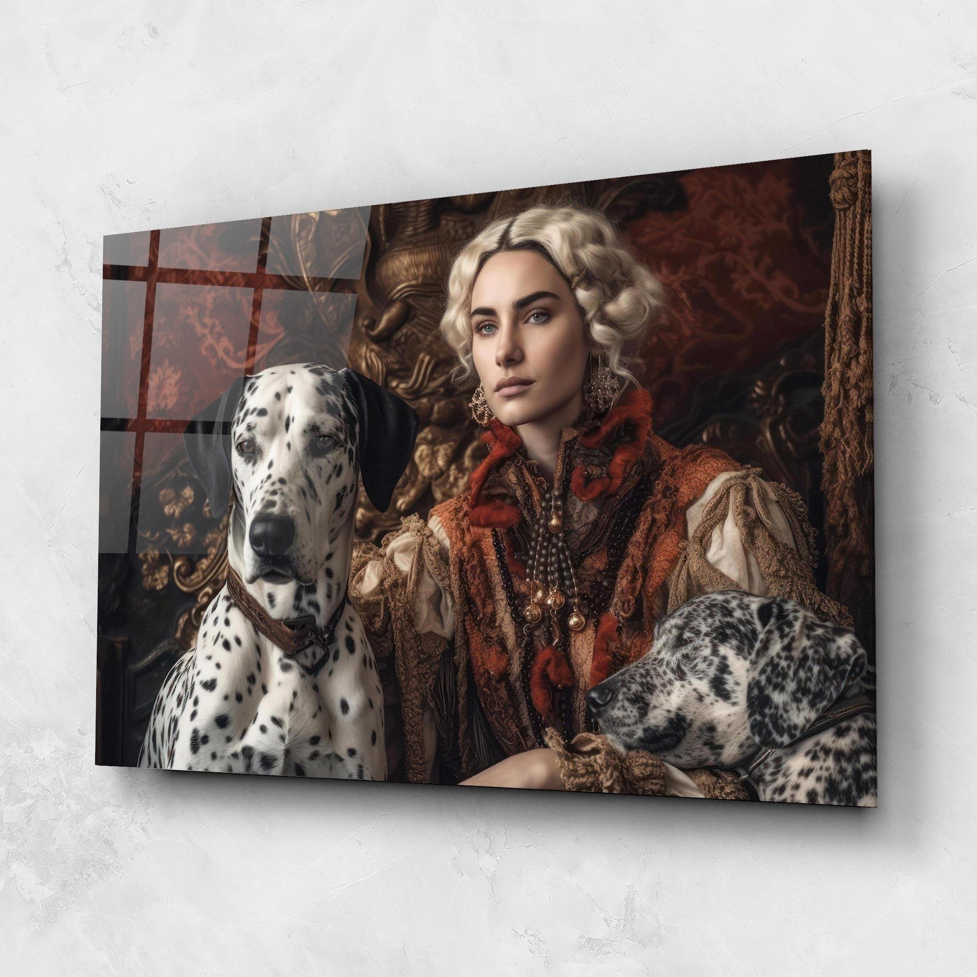 Glasbild Queen Fashion mockup 1