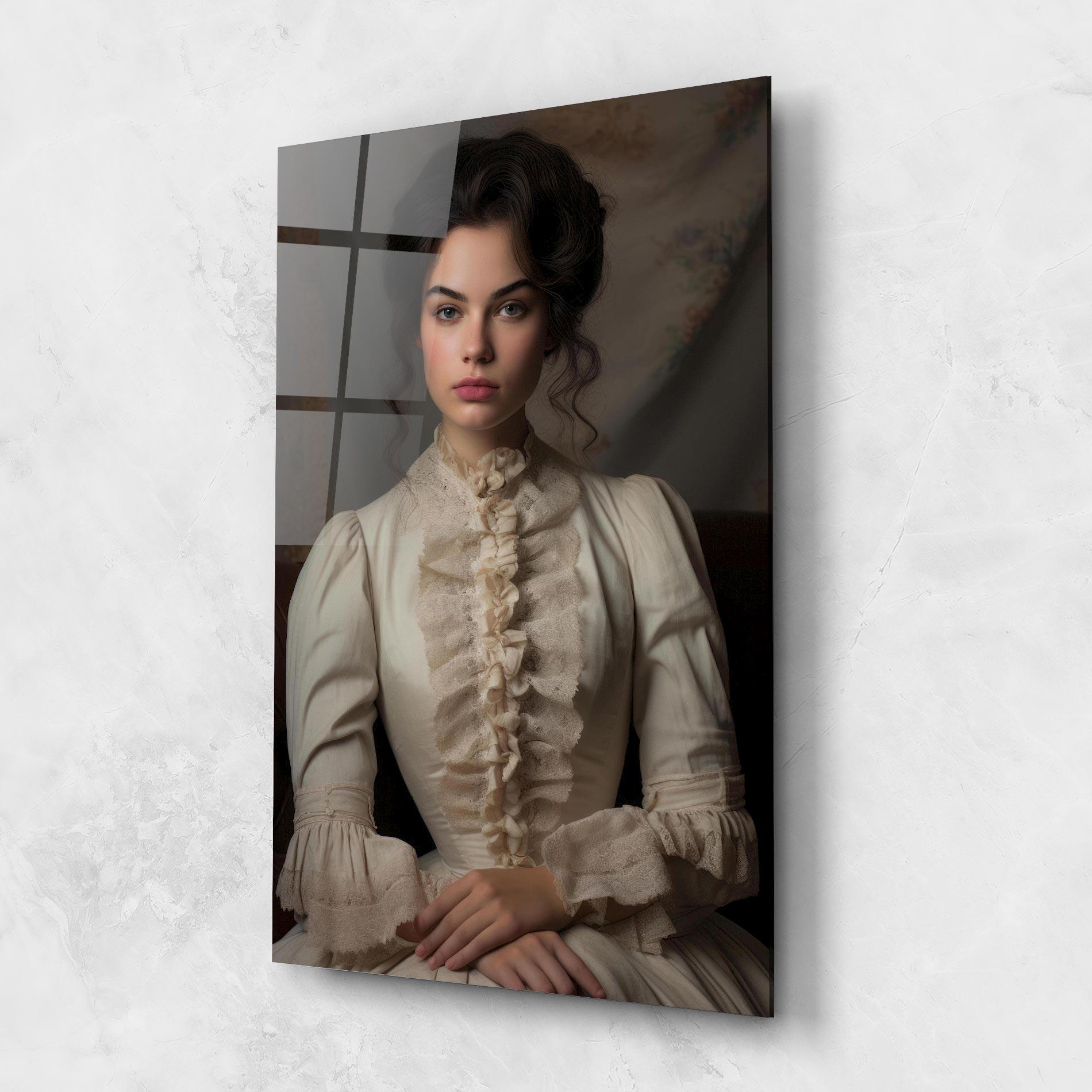 Glasbild Pretty Vintage Dress mockup 1