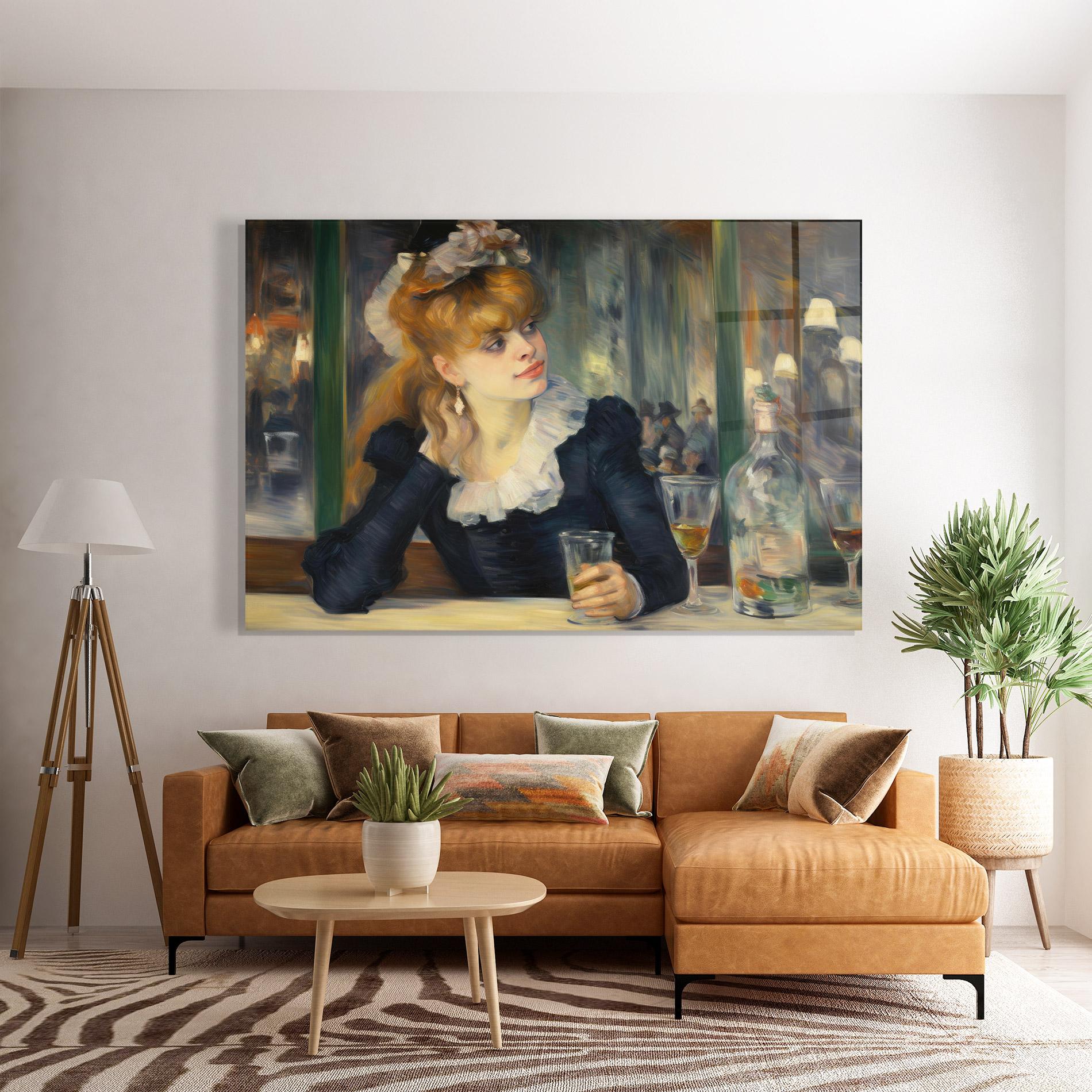 Glasbild Elegant Vintage Fashion mockup 7