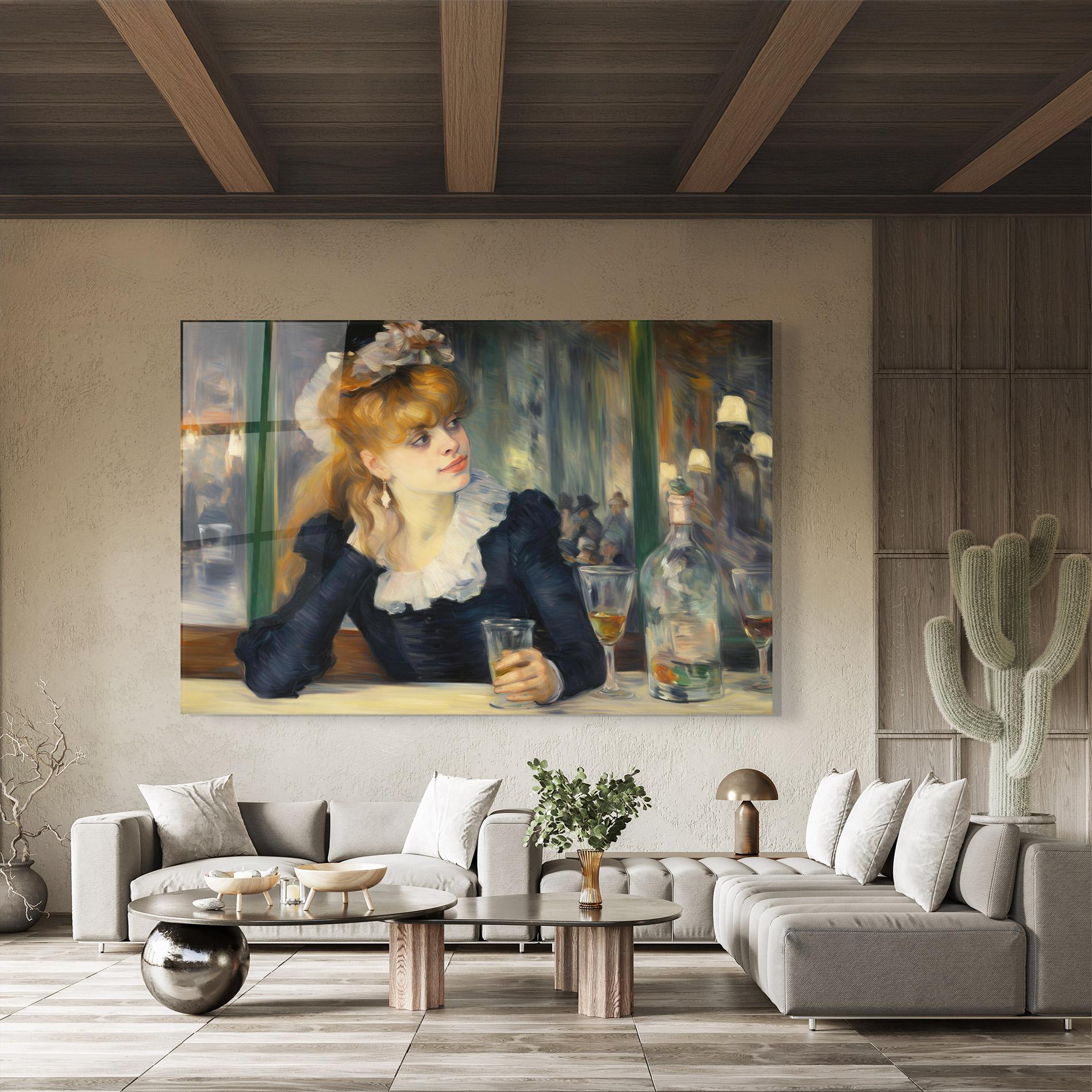 Glasbild Elegant Vintage Fashion mockup 8