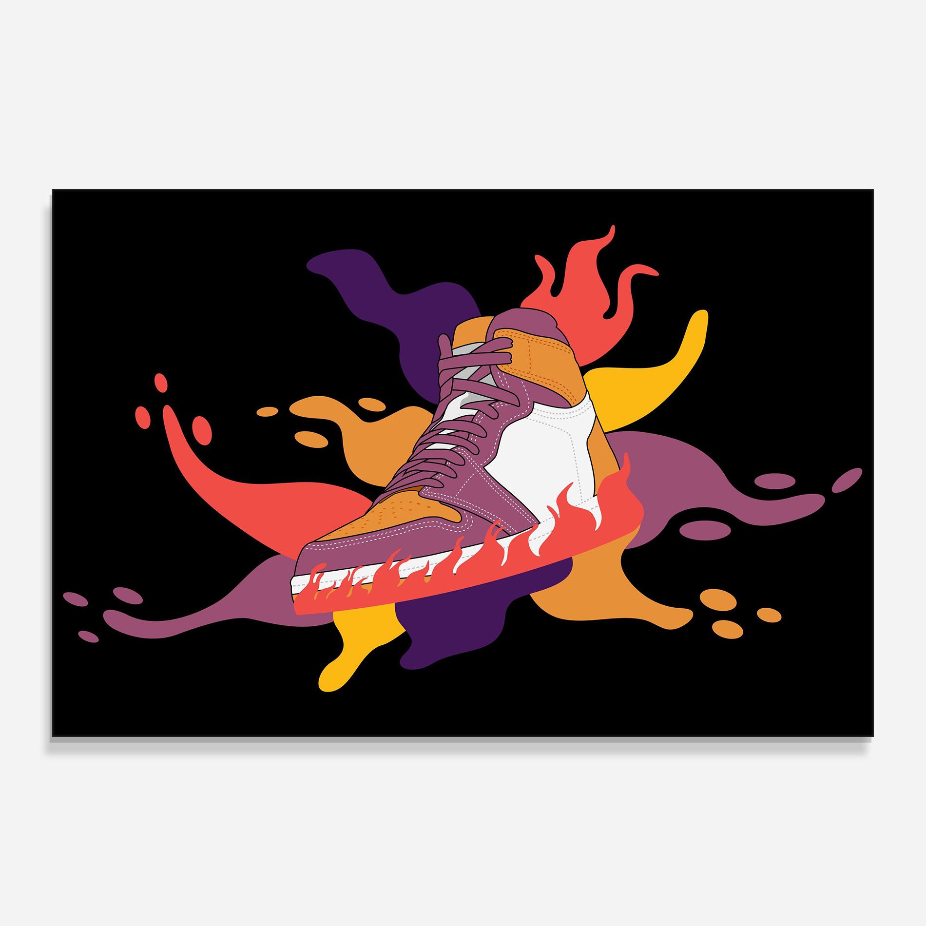 Abstract Sneakers Art mockup 0