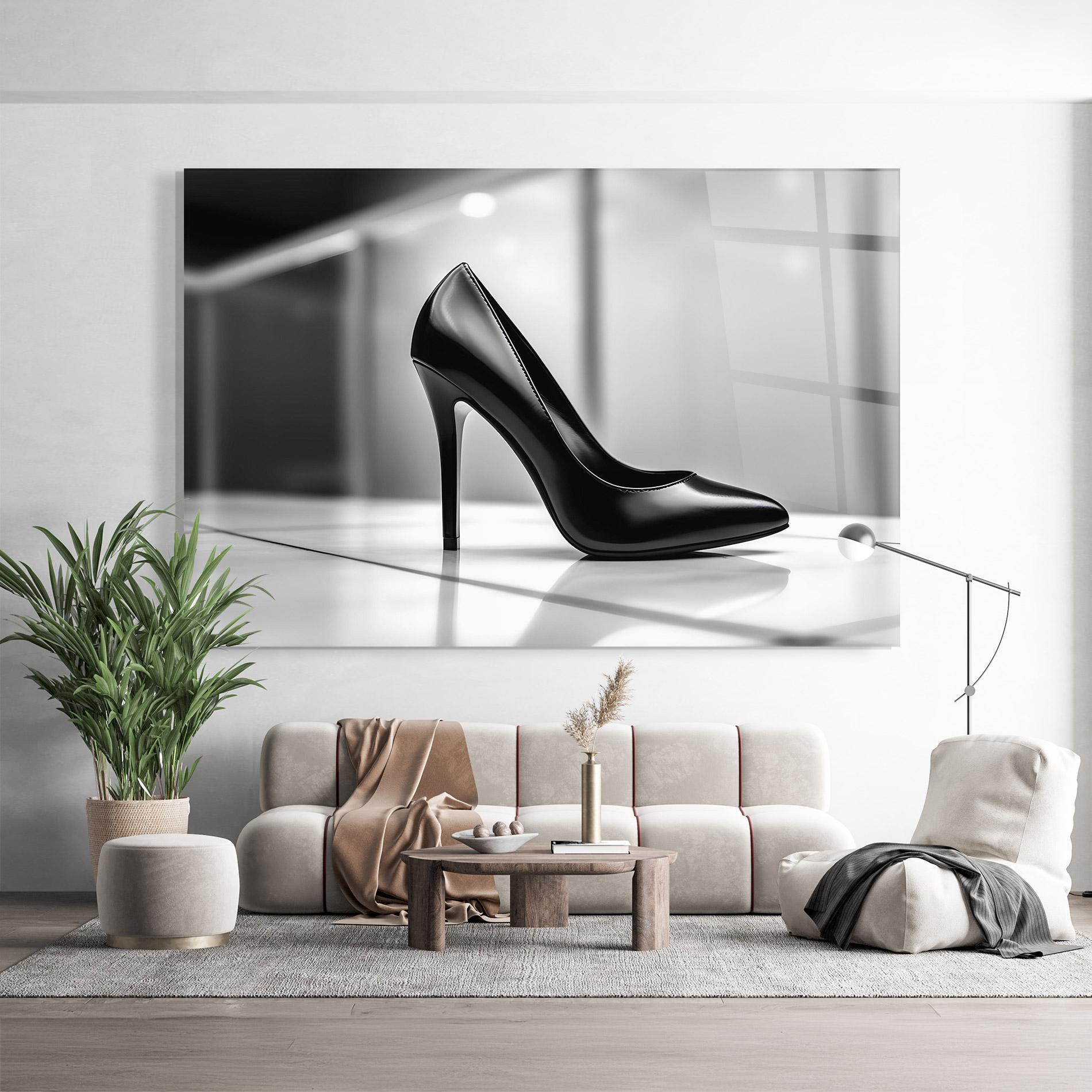 Glasbild Black Unique Design mockup 9