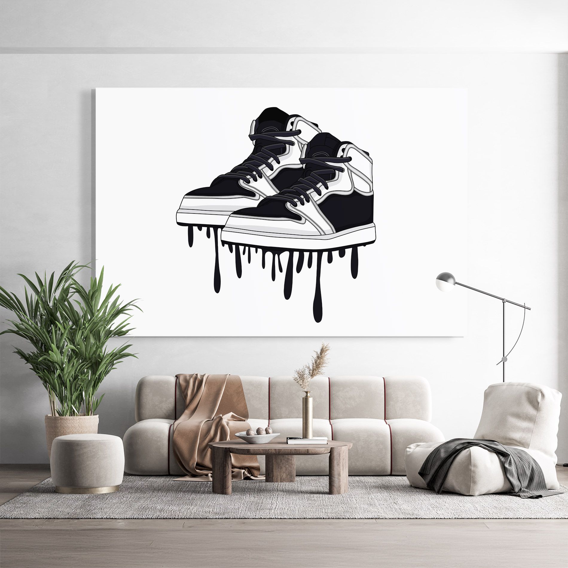Black White Shoes mockup 9