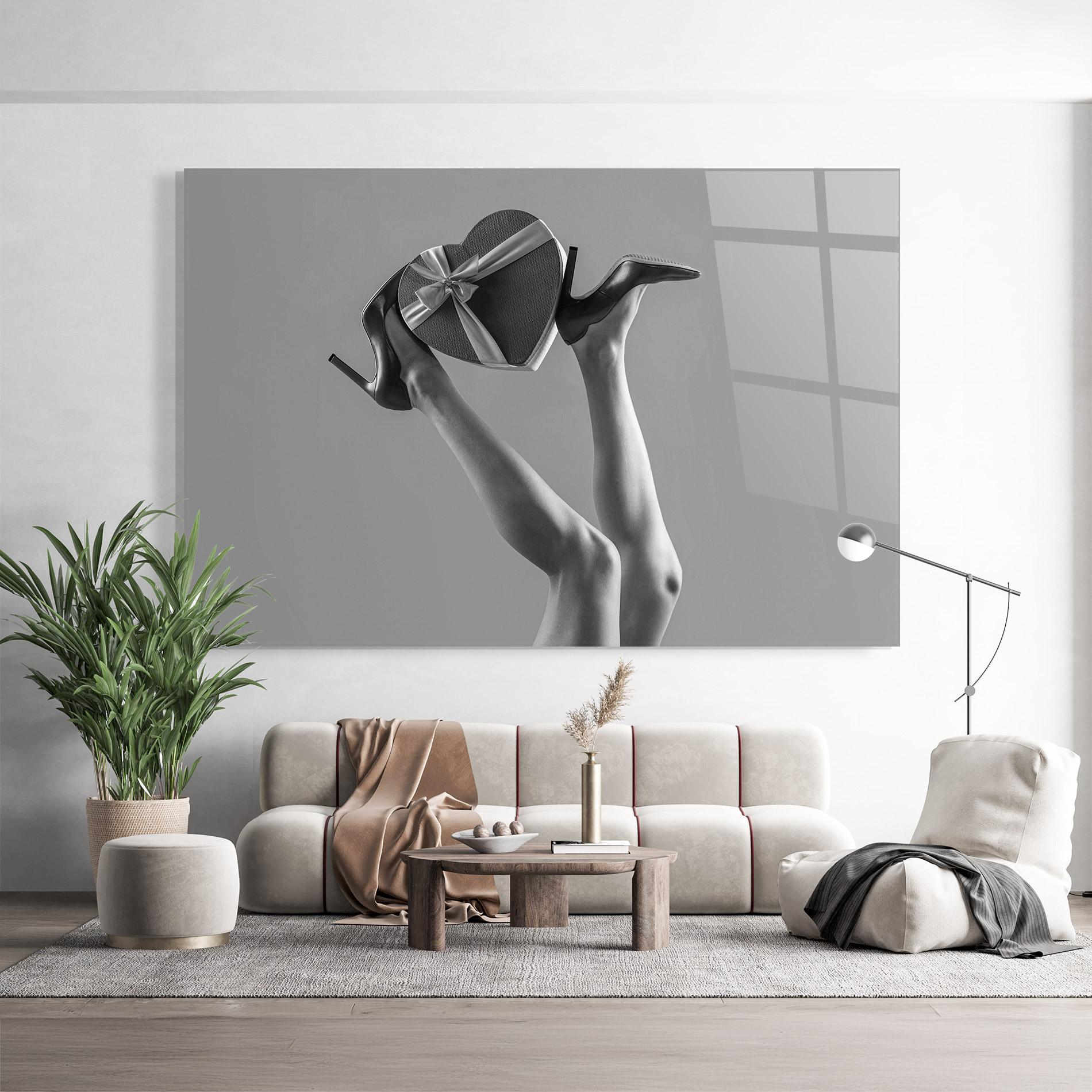 Glasbild Heart Shaped Gift mockup 9