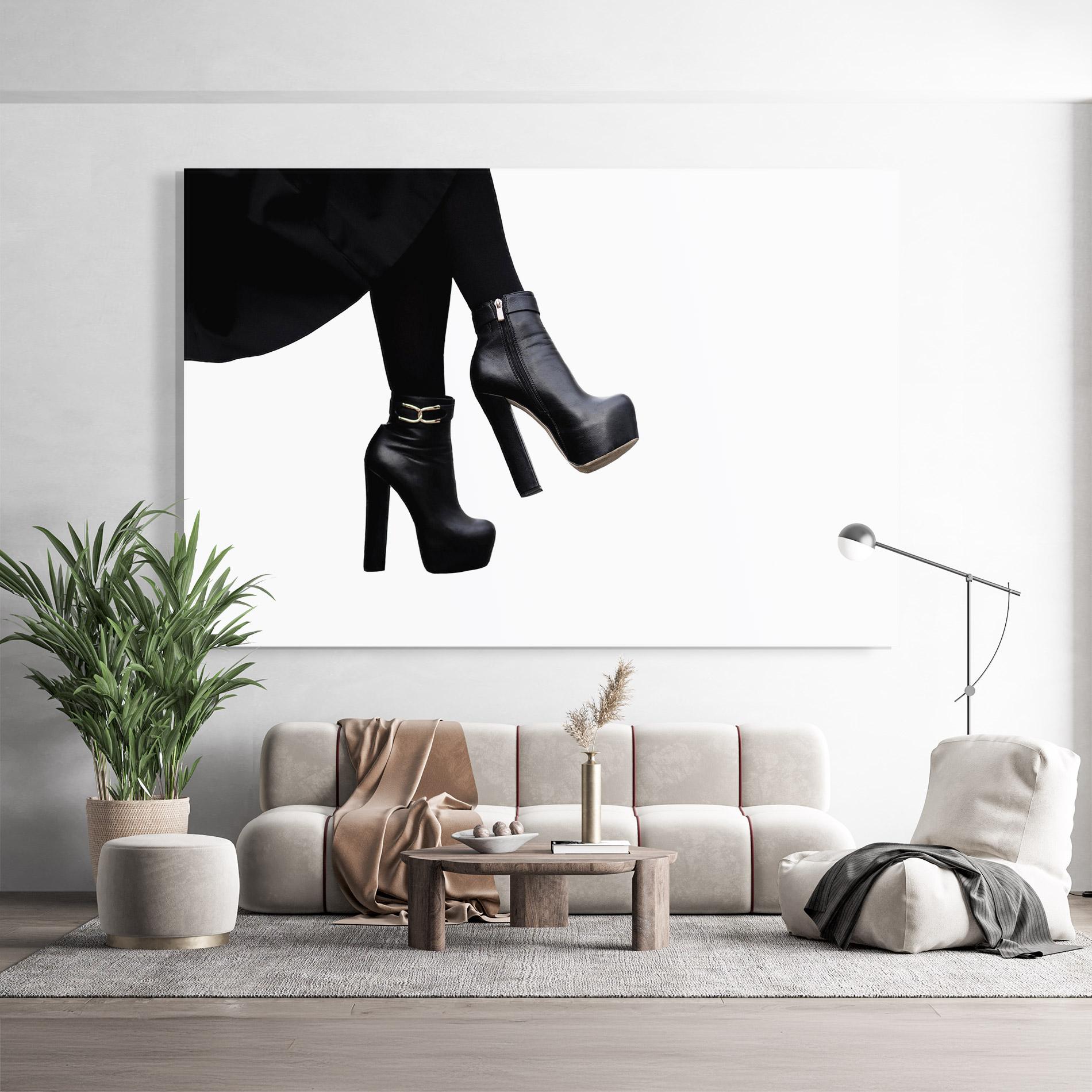 Glasbild High Heeled Boots mockup 9