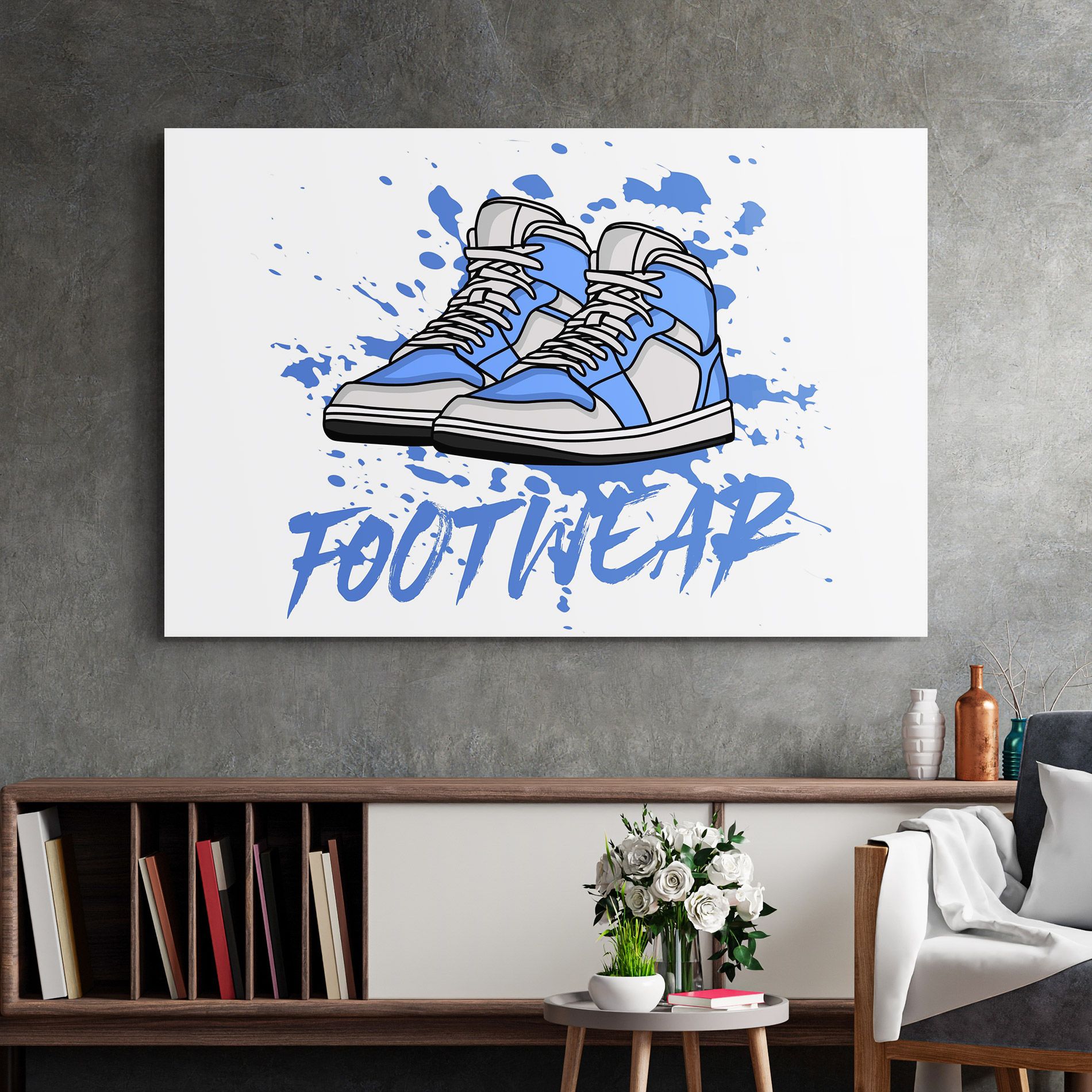 Blue Footwear mockup 2