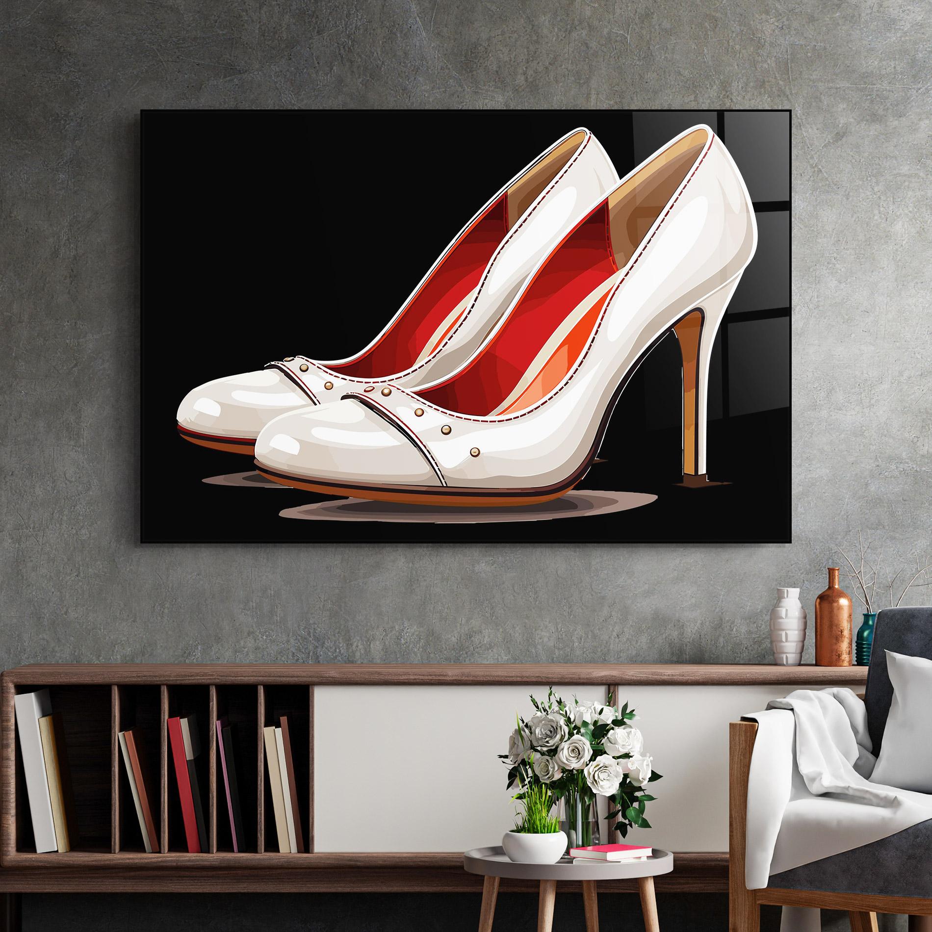 Glasbild Cream Heals mockup 2