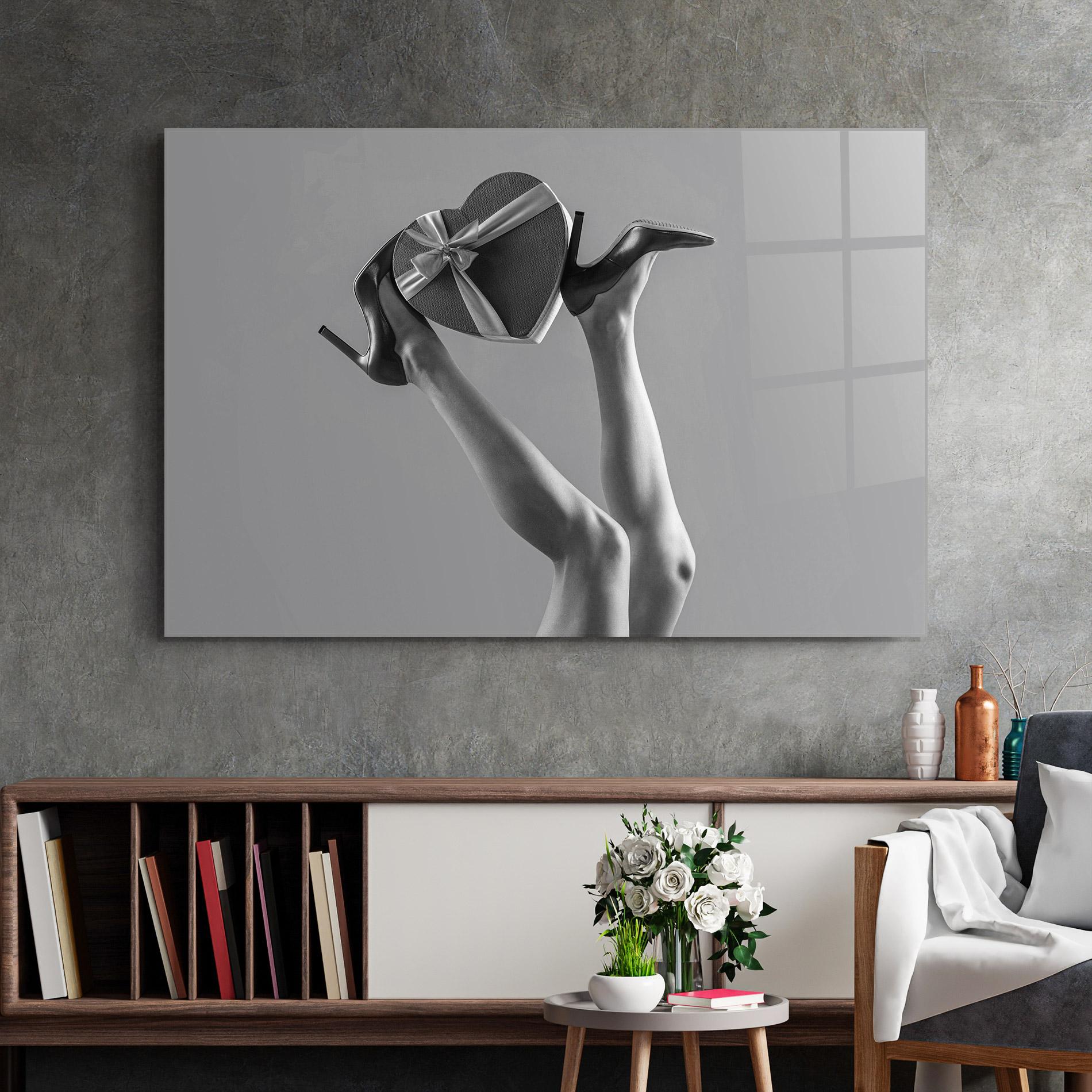 Glasbild Heart Shaped Gift mockup 2