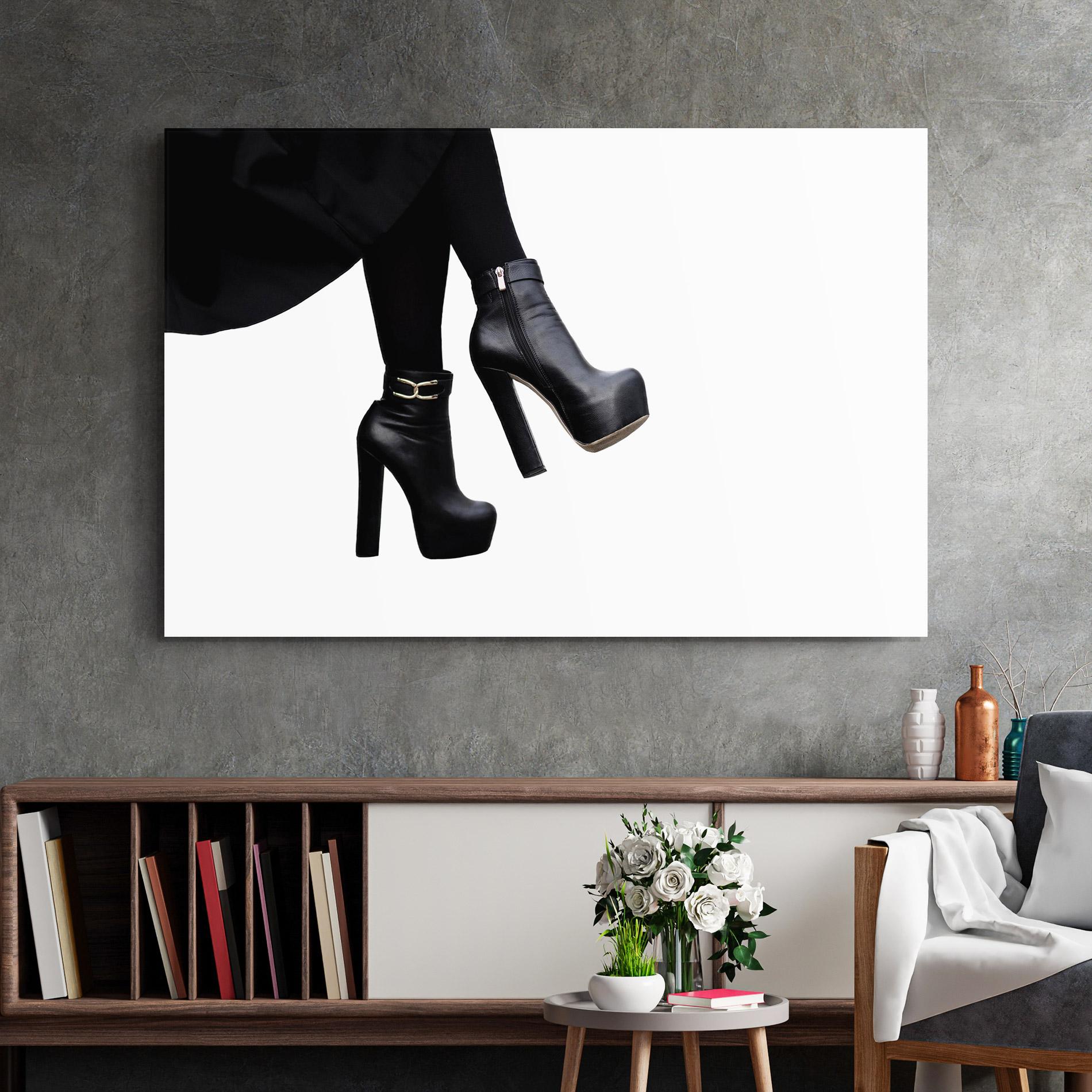Glasbild High Heeled Boots mockup 2
