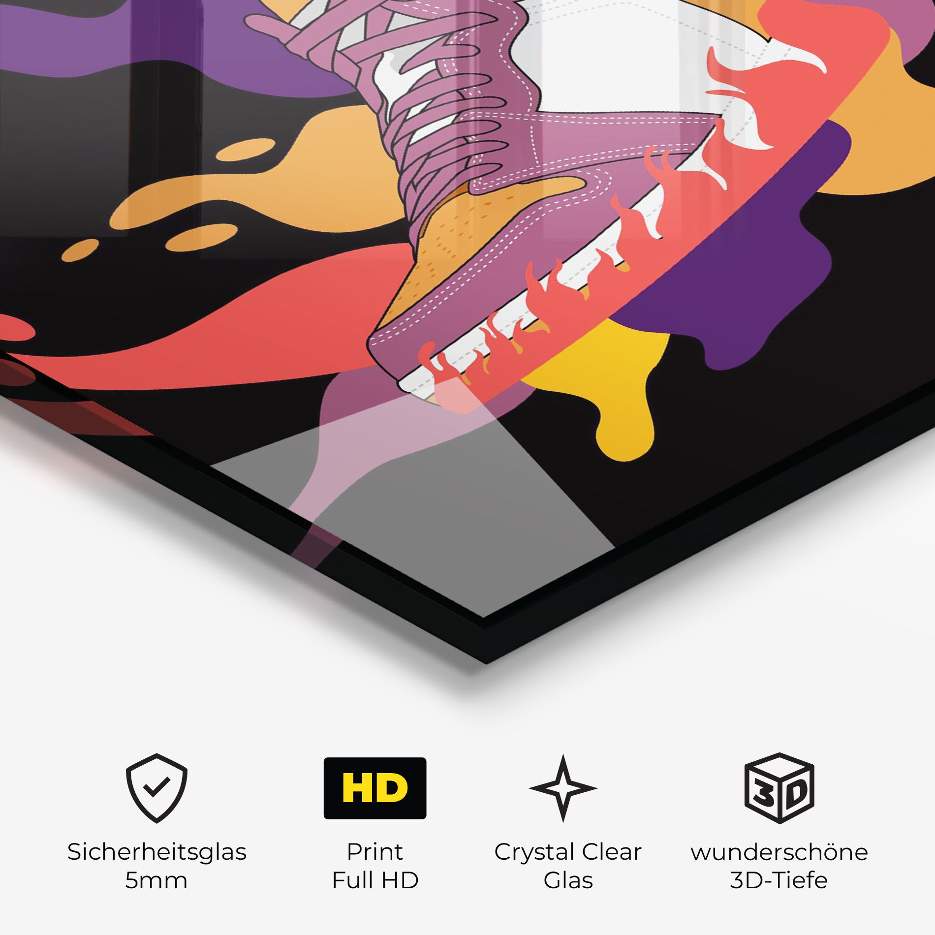 Abstract Sneakers Art mockup 3