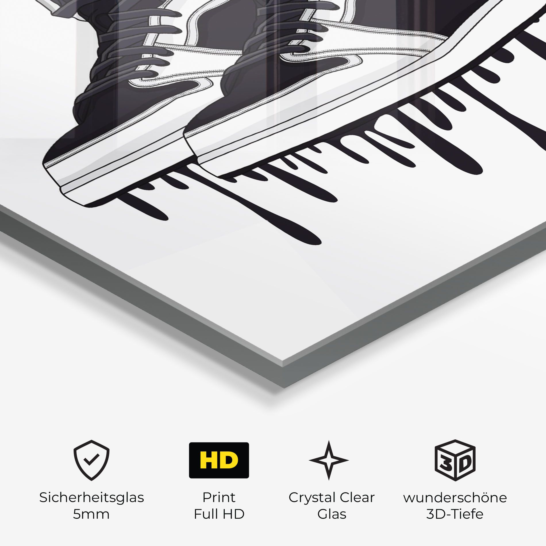 Black White Shoes mockup 3