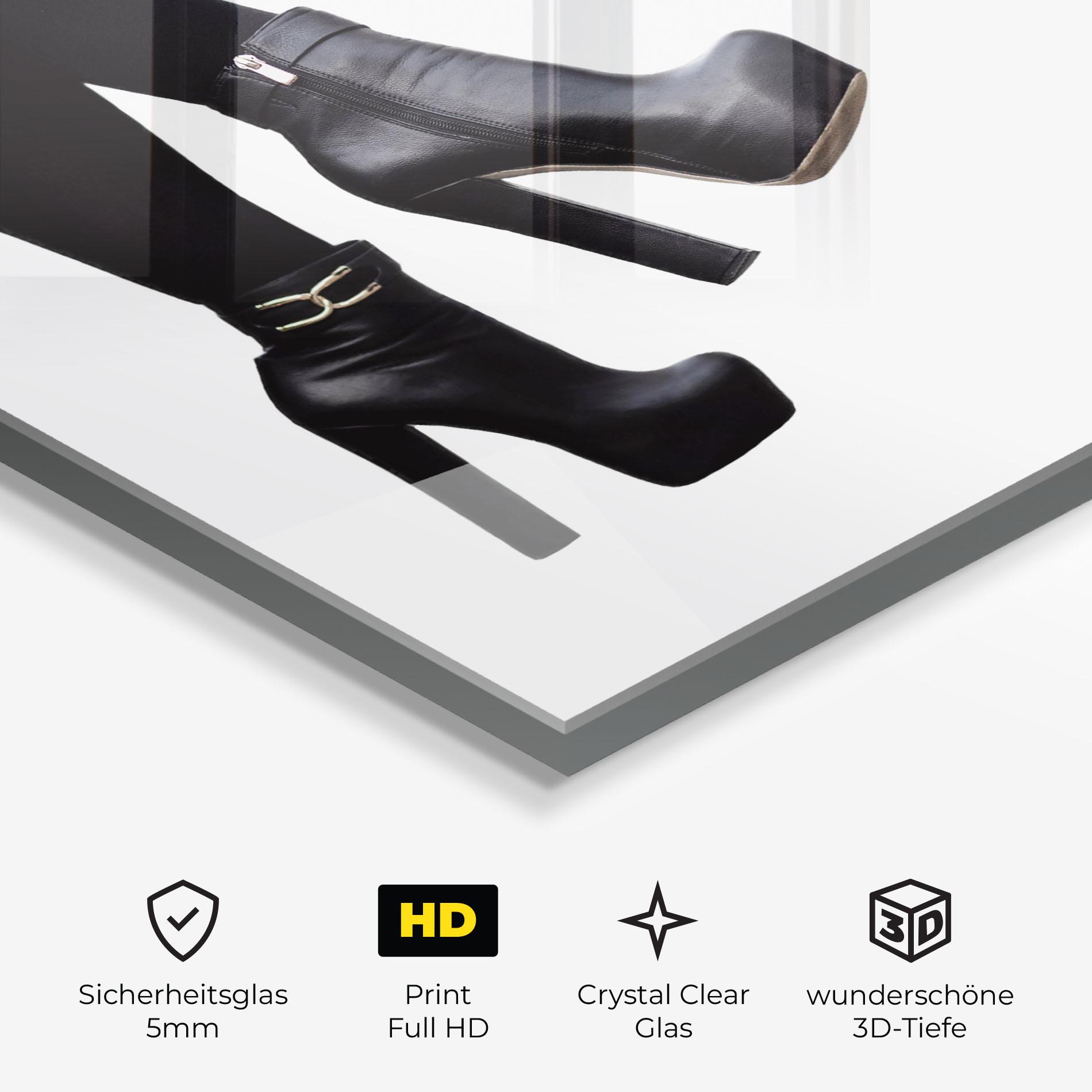 Glasbild High Heeled Boots mockup 3
