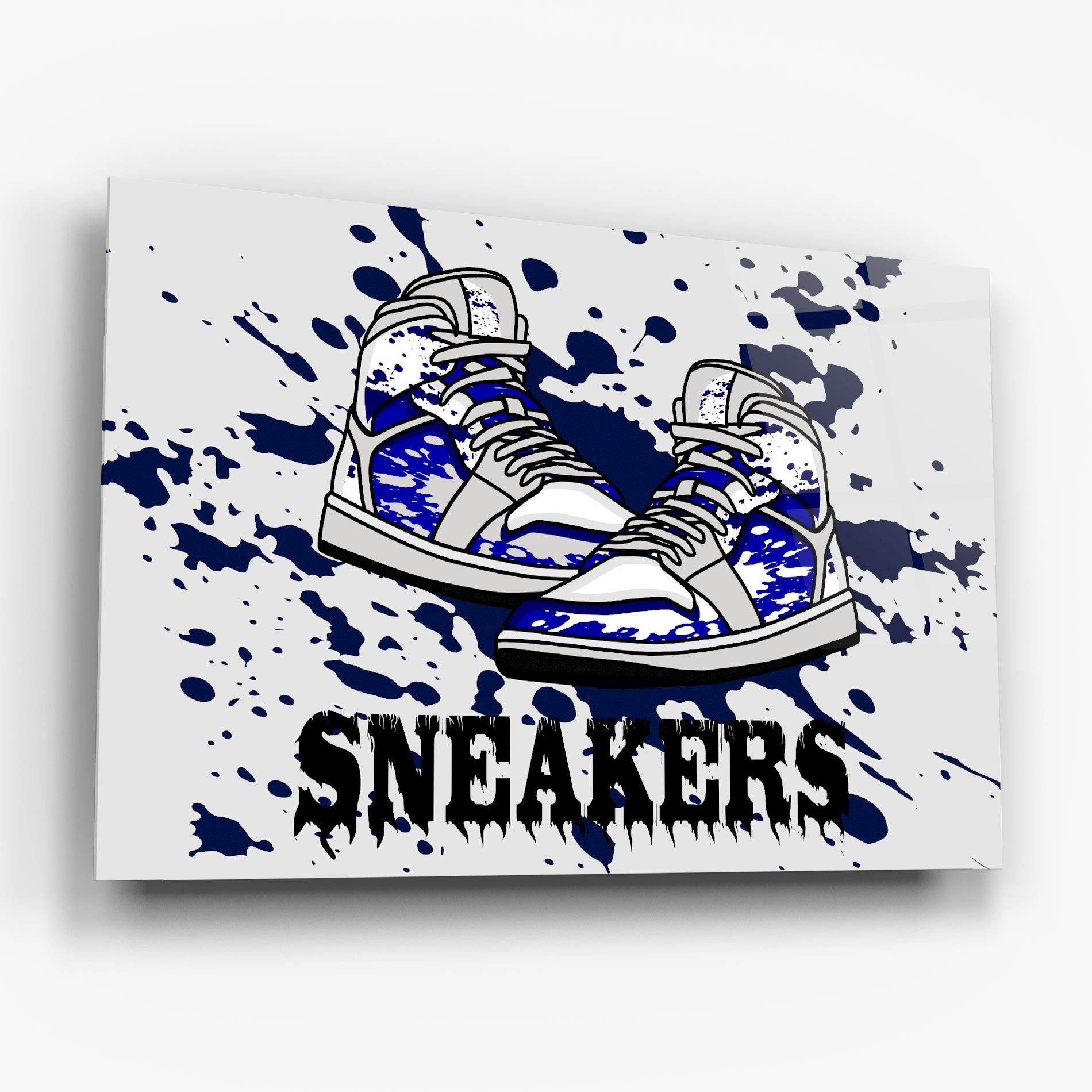 Dark Blue Sneakers mockup 6