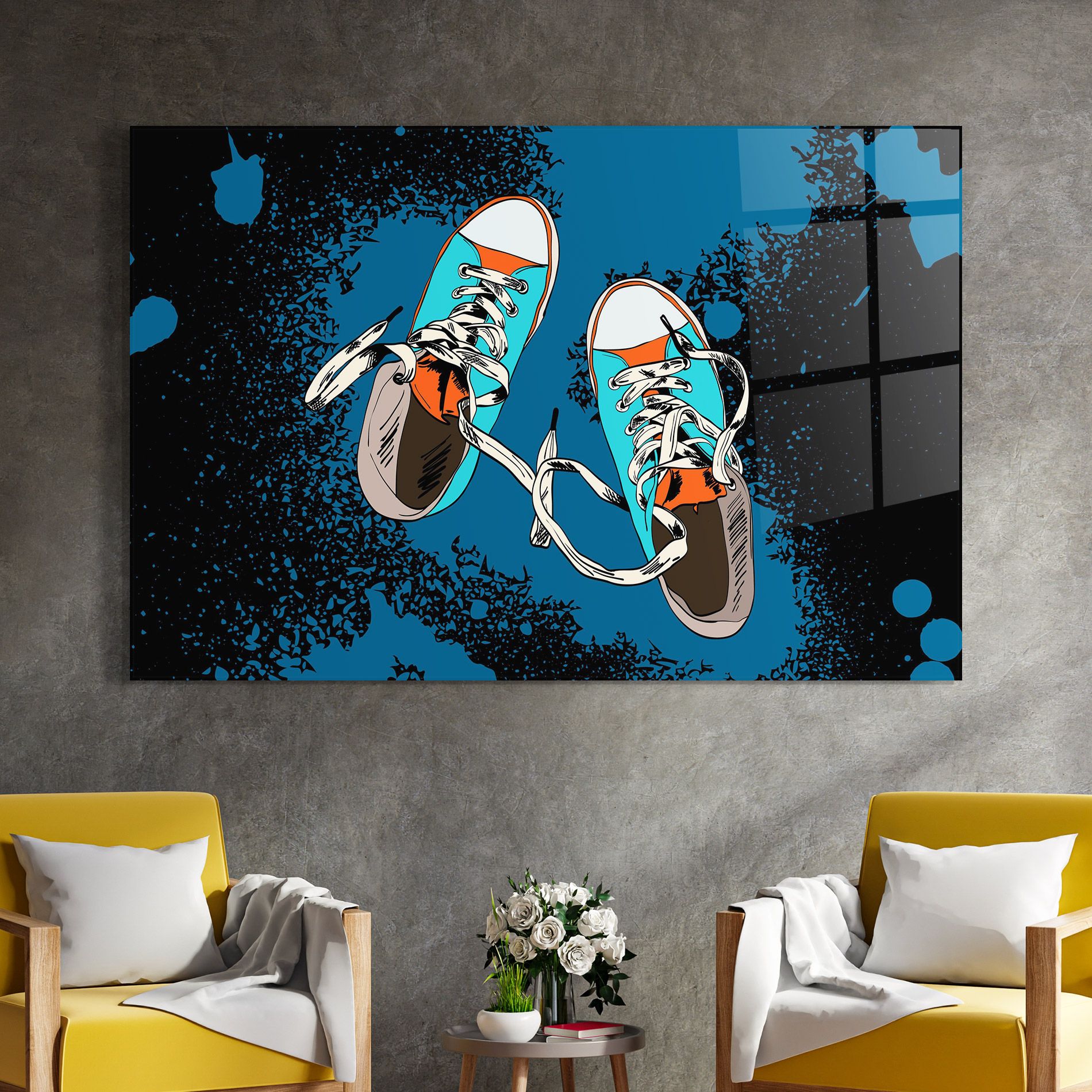 Blue Shoes Splash mockup 4